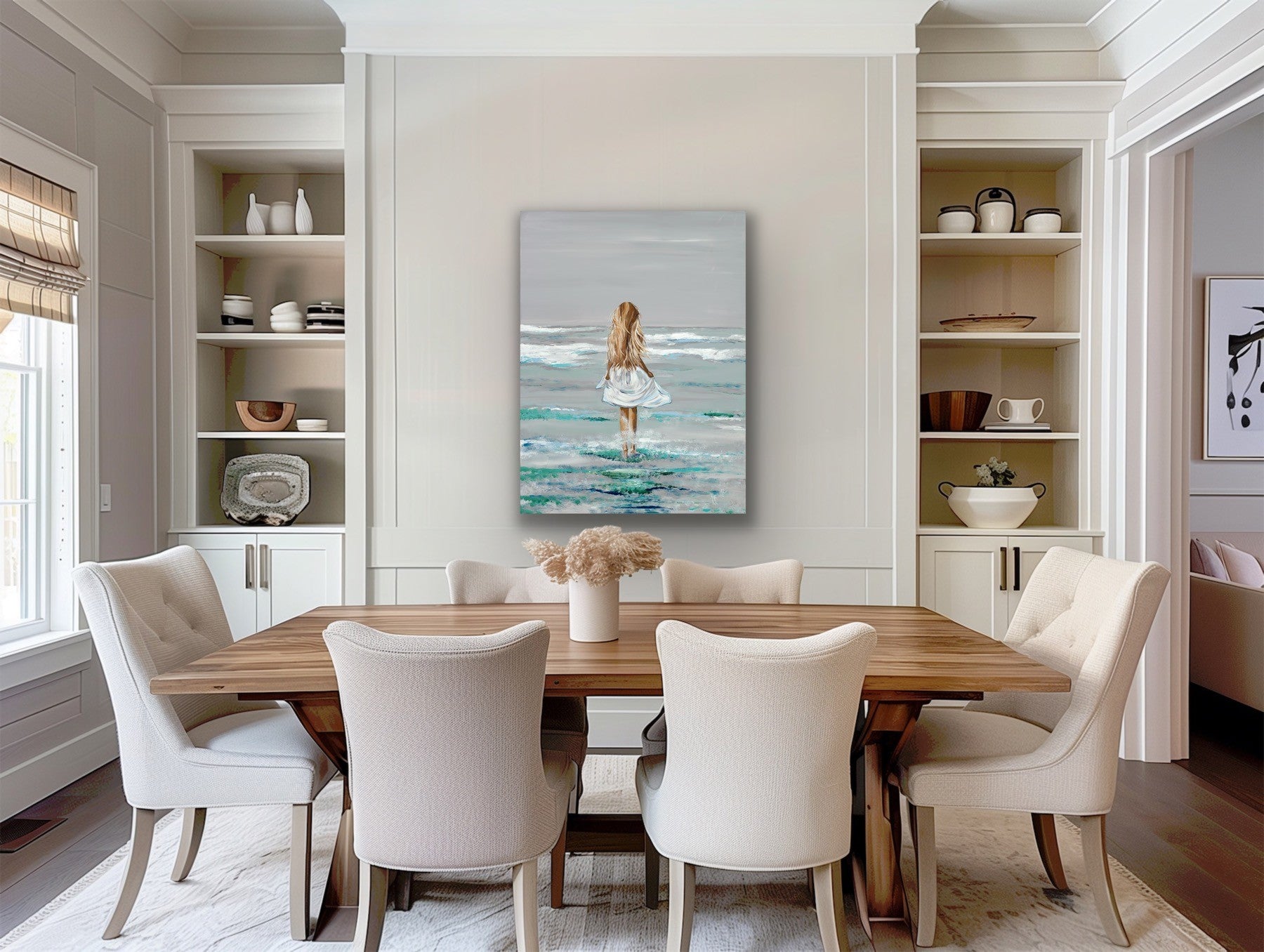 "Beach Hair" Gallery Quality Print Wall Art