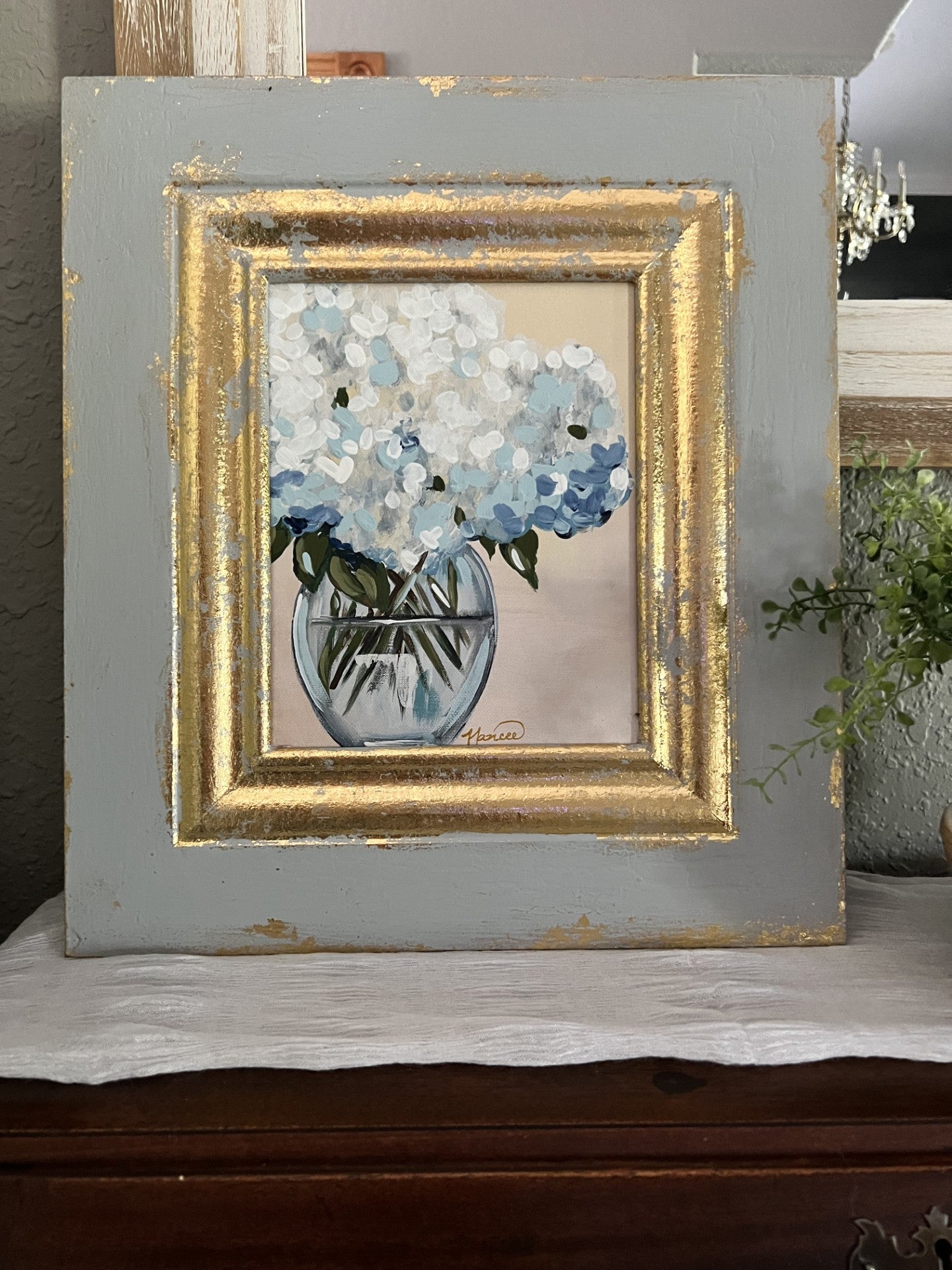 Fancee's Signature Collection: "Michelle - 1" - 16.5" x 14.75"