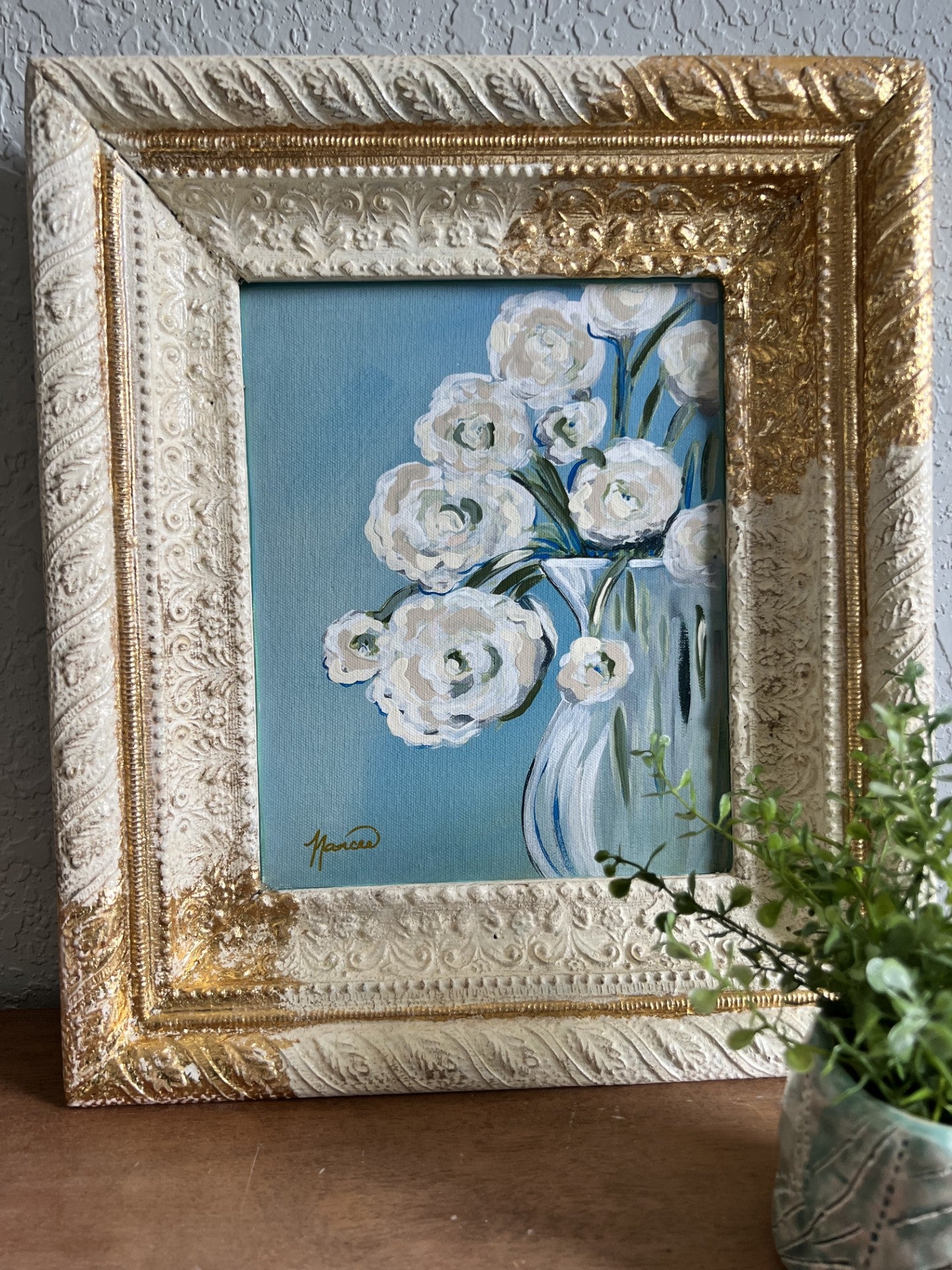 Fancee's Signature Collection: "Bloom Where You're Planted" - 15" x 13"