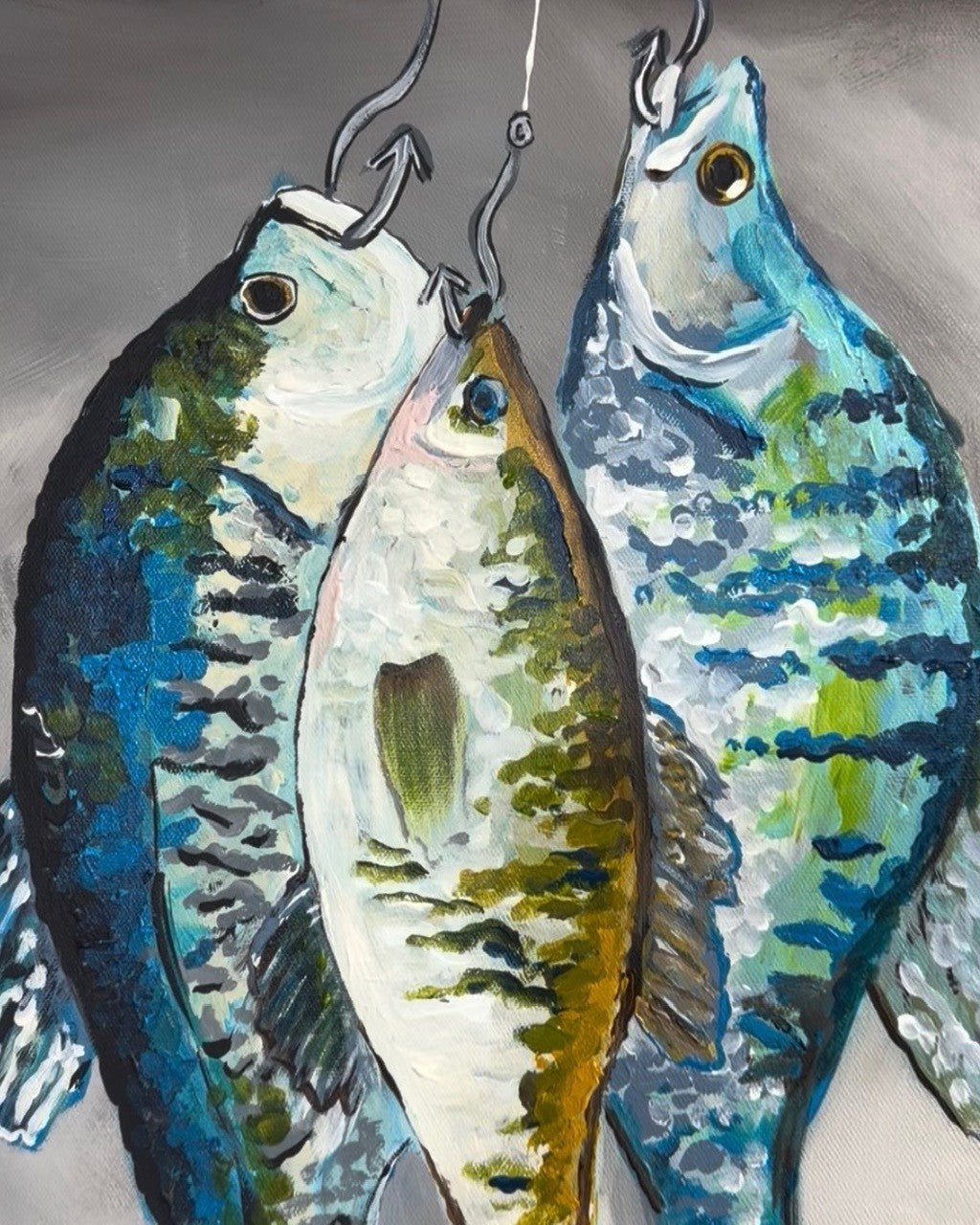 "Hooked" Print
