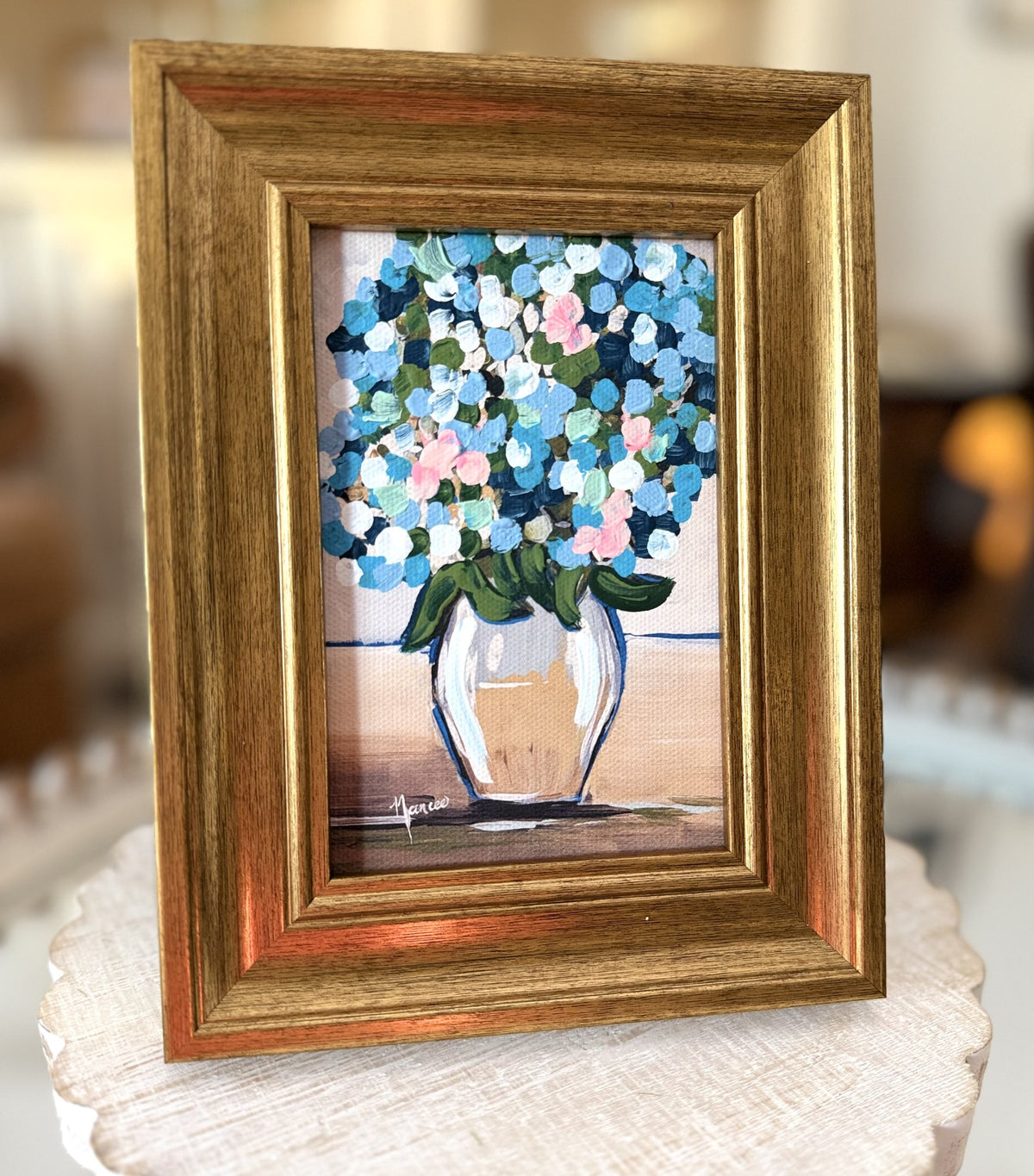 Mini-Me Framed Art: "Petals of HAPPY"