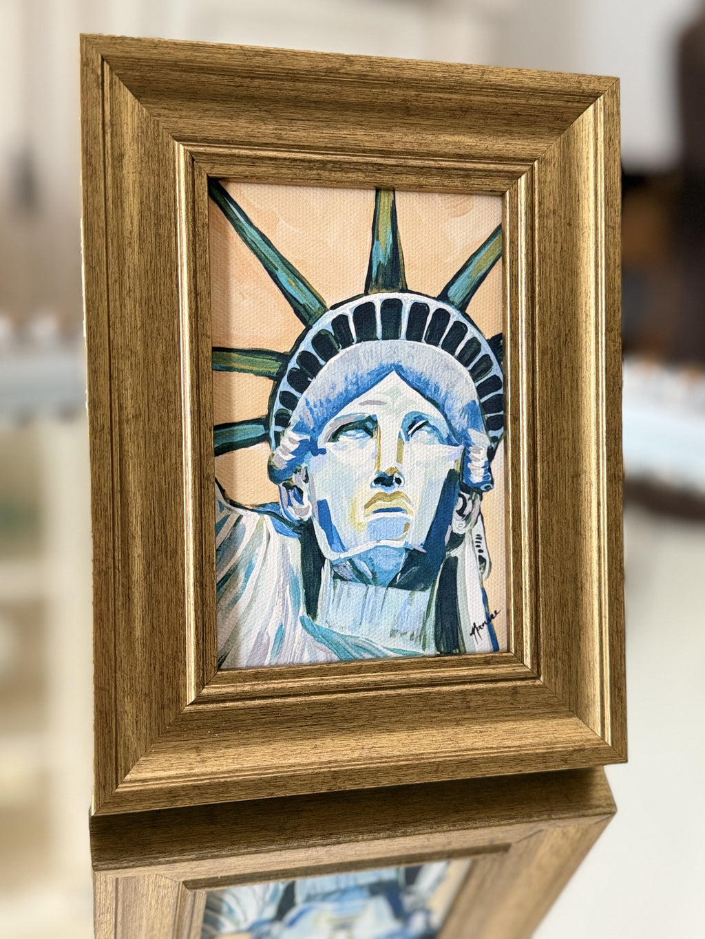 Mini-Me Framed Art: "Crowned in Liberty"