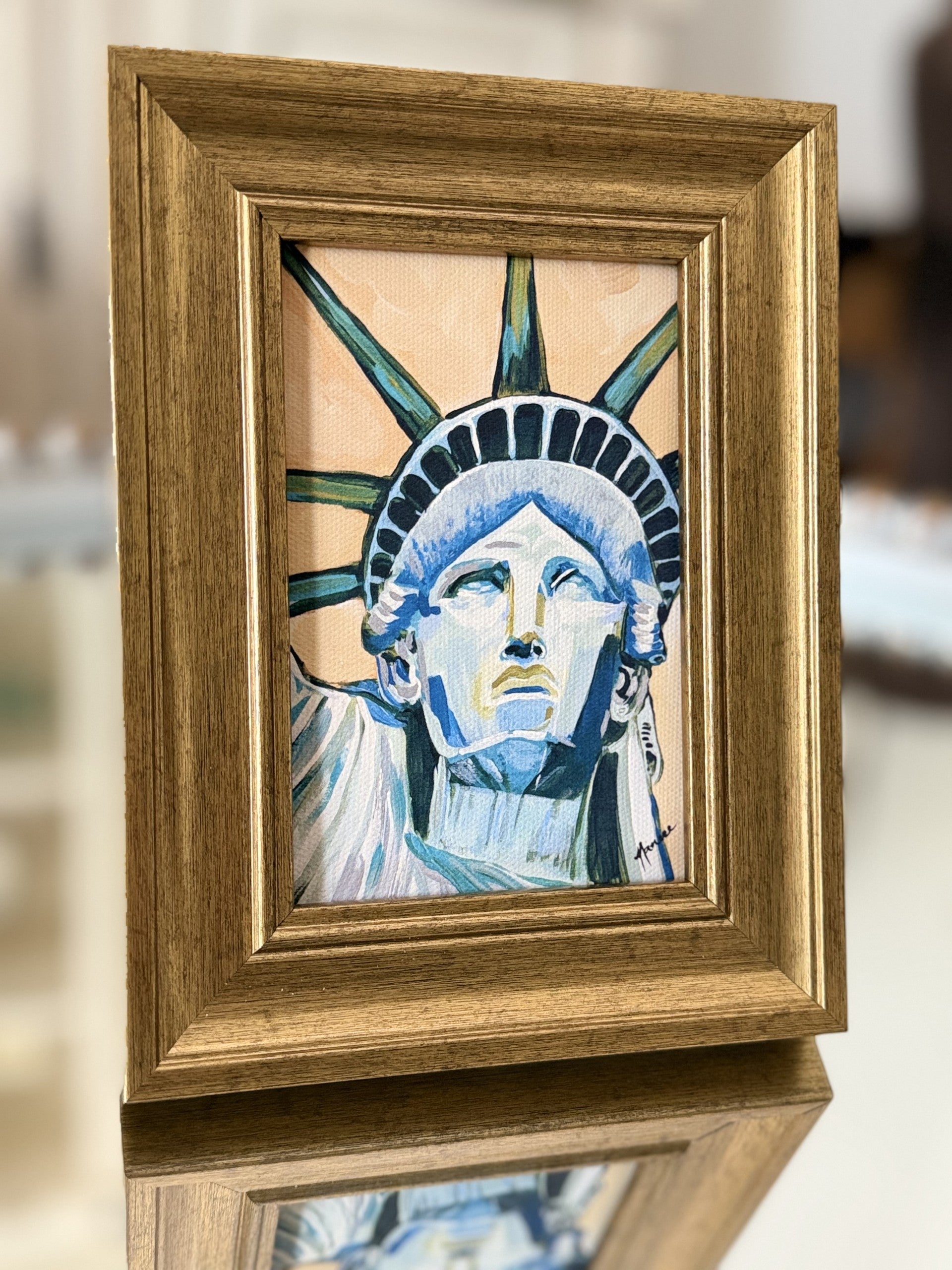 Mini-Me Framed Art: "Crowned in Liberty"