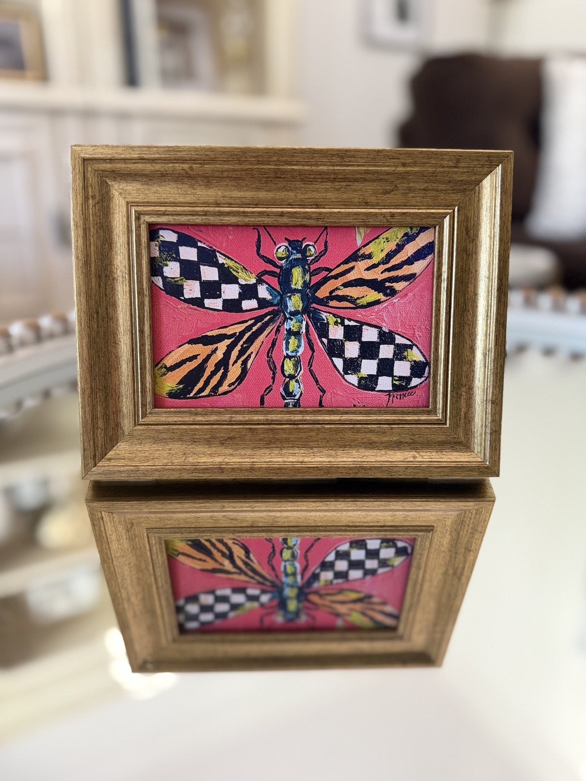Mini-Me Framed Print: "Wingin' It in Style"