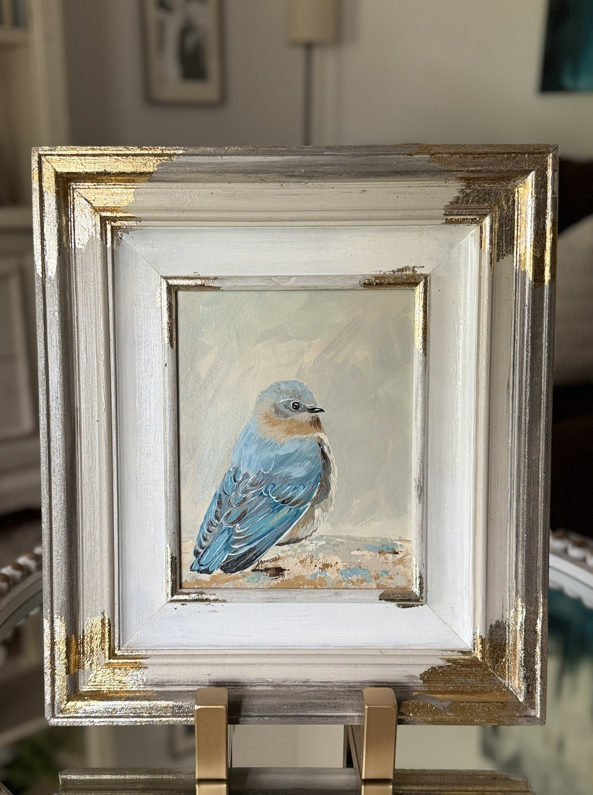 Fancee Frame: "Simply Blue-tiful"--16" x 18" finished size