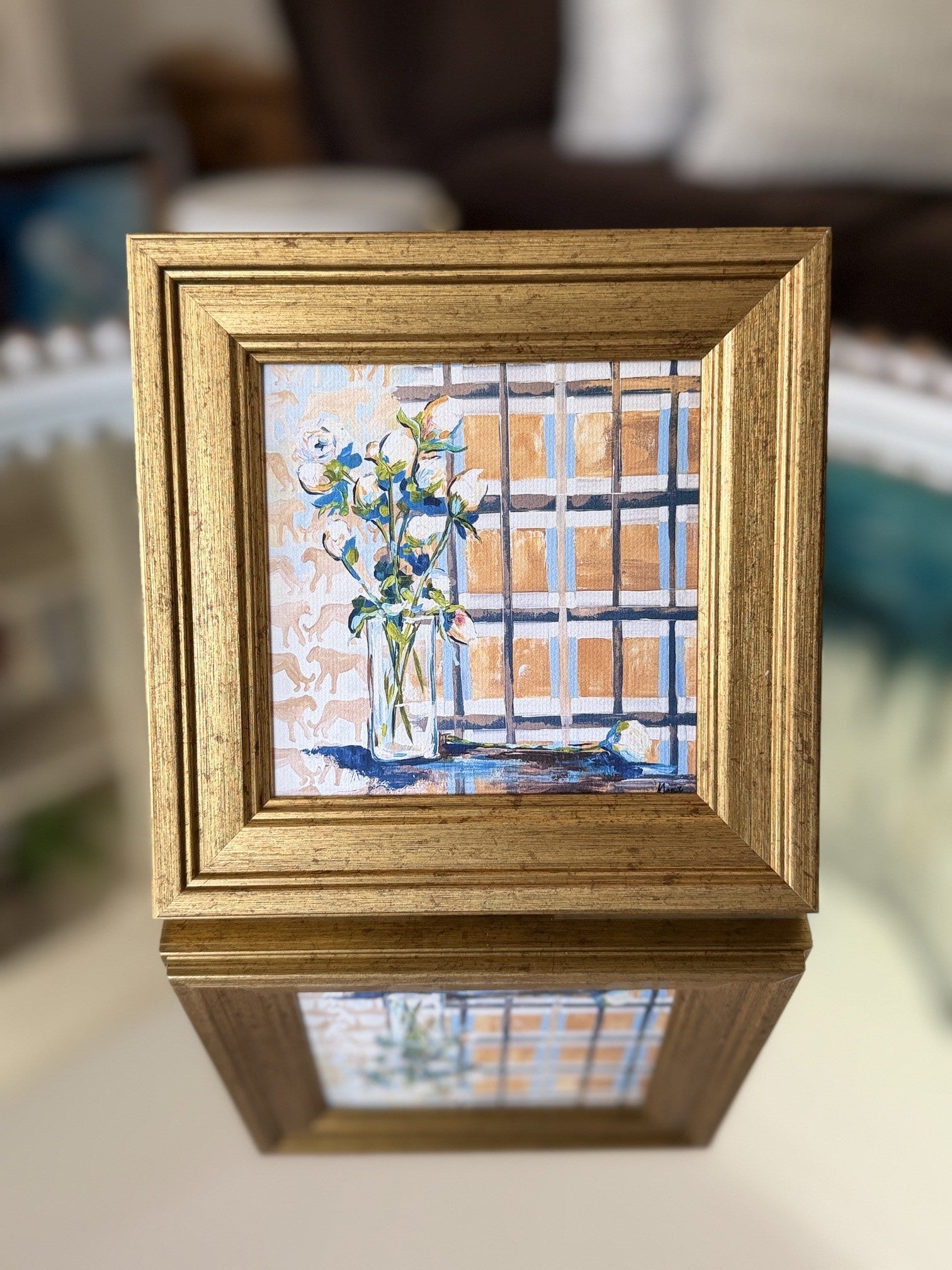 Mini-Me Framed Art: "Patterns & Petals #6"