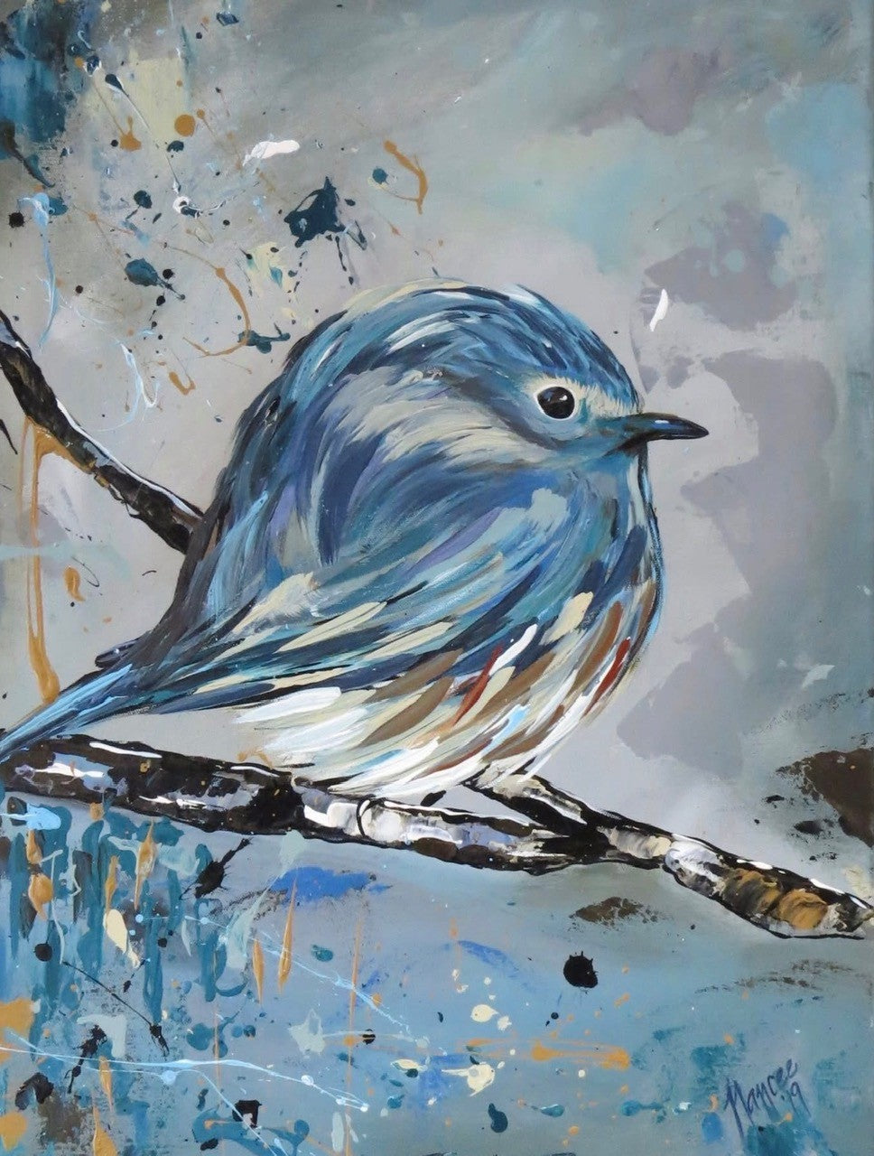 "Little Blue" Print