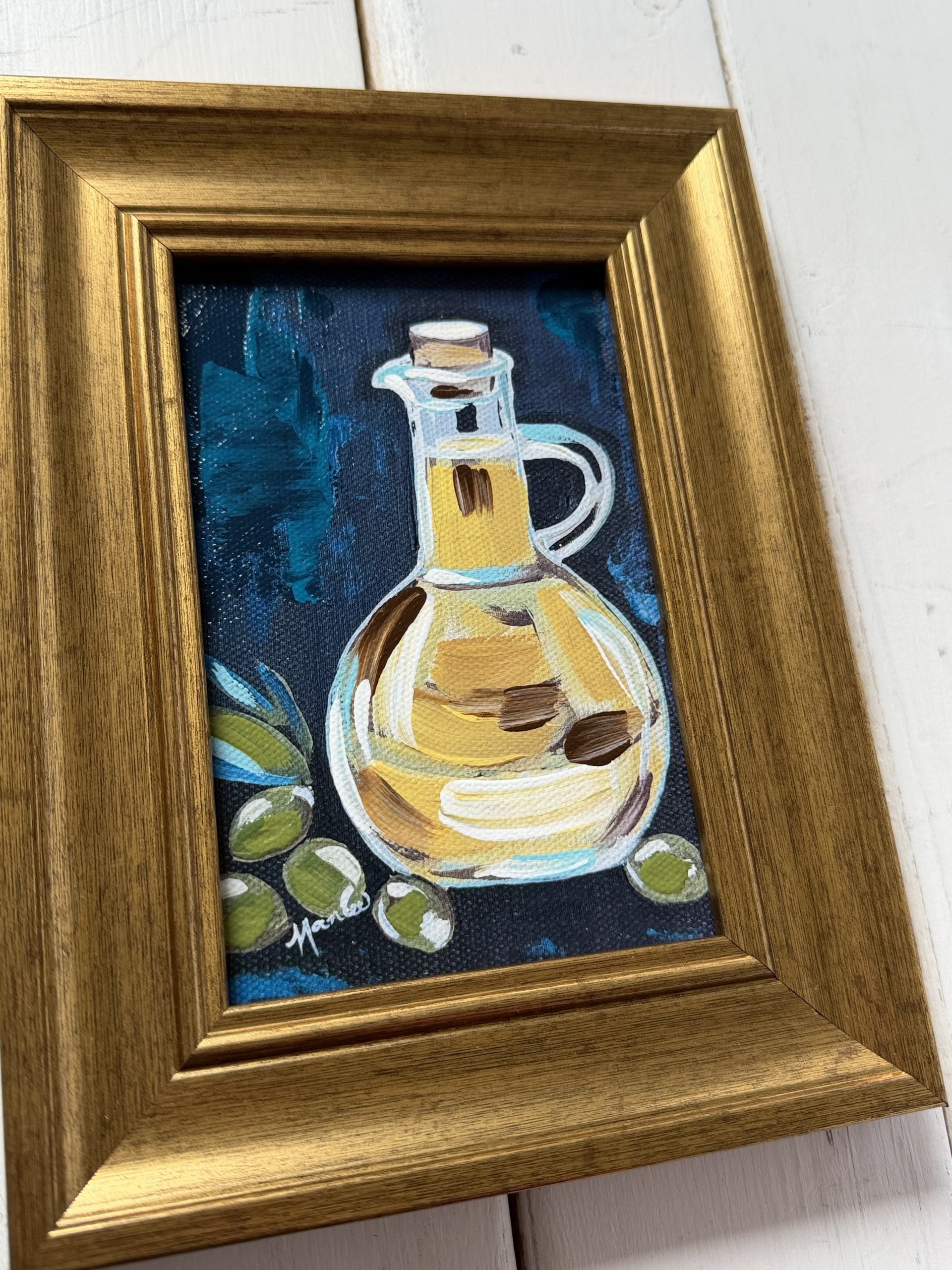 Mini-Me Framed Art: "Olive This Life"