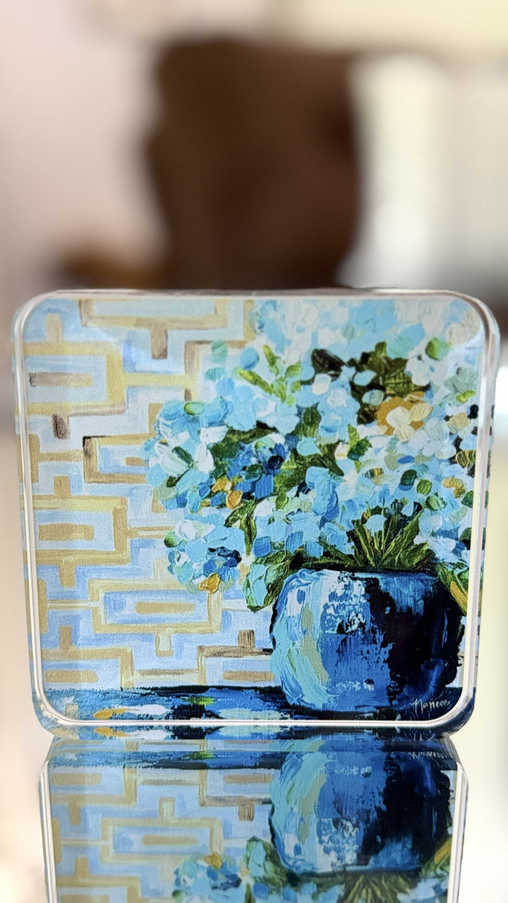 Acrylic Art: "Patterns & Petals #10"