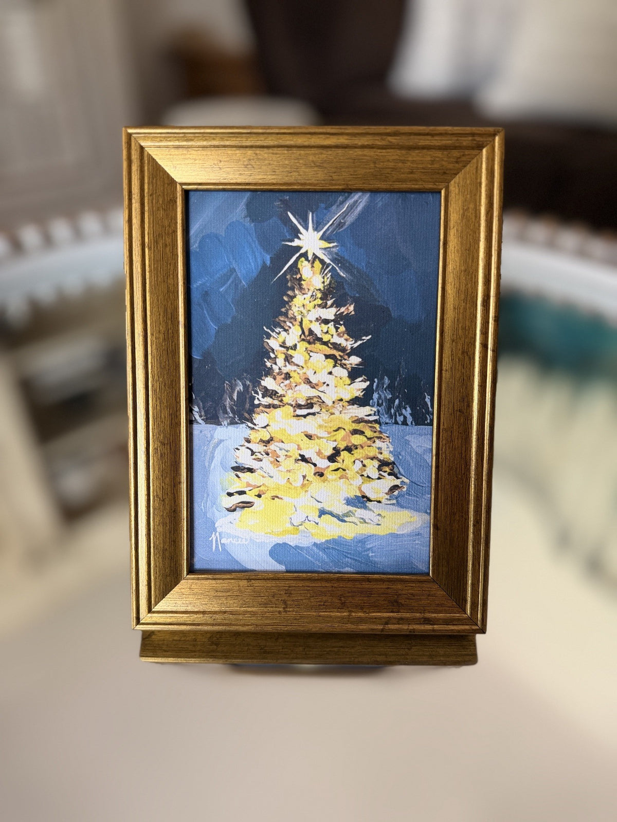 Mini-Me Framed Print: "Glow of Christmas"