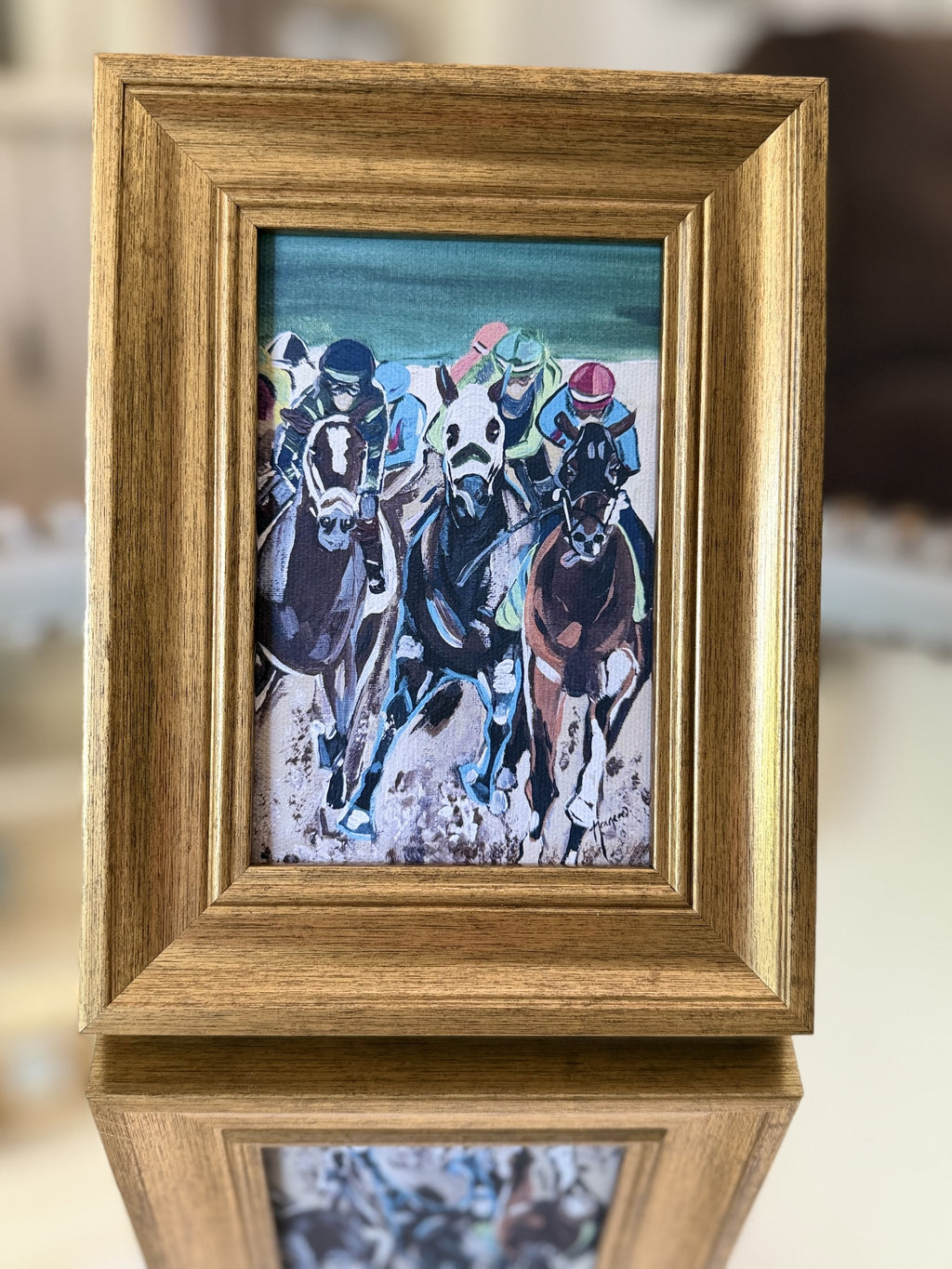 Mini-Me Framed Art: "Hooves of Thunder: