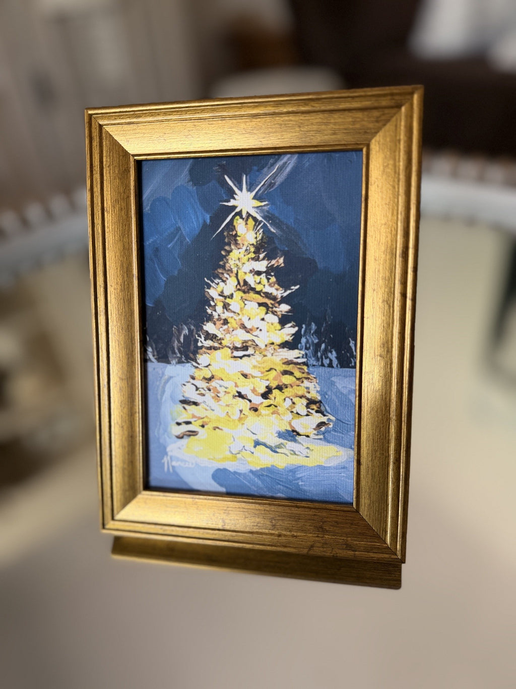 Mini-Me Framed Print: "Glow of Christmas"