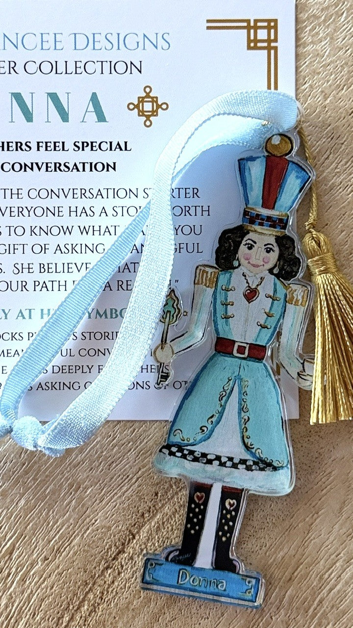 2026 Ornament: Lady Nutcracker "Donna"