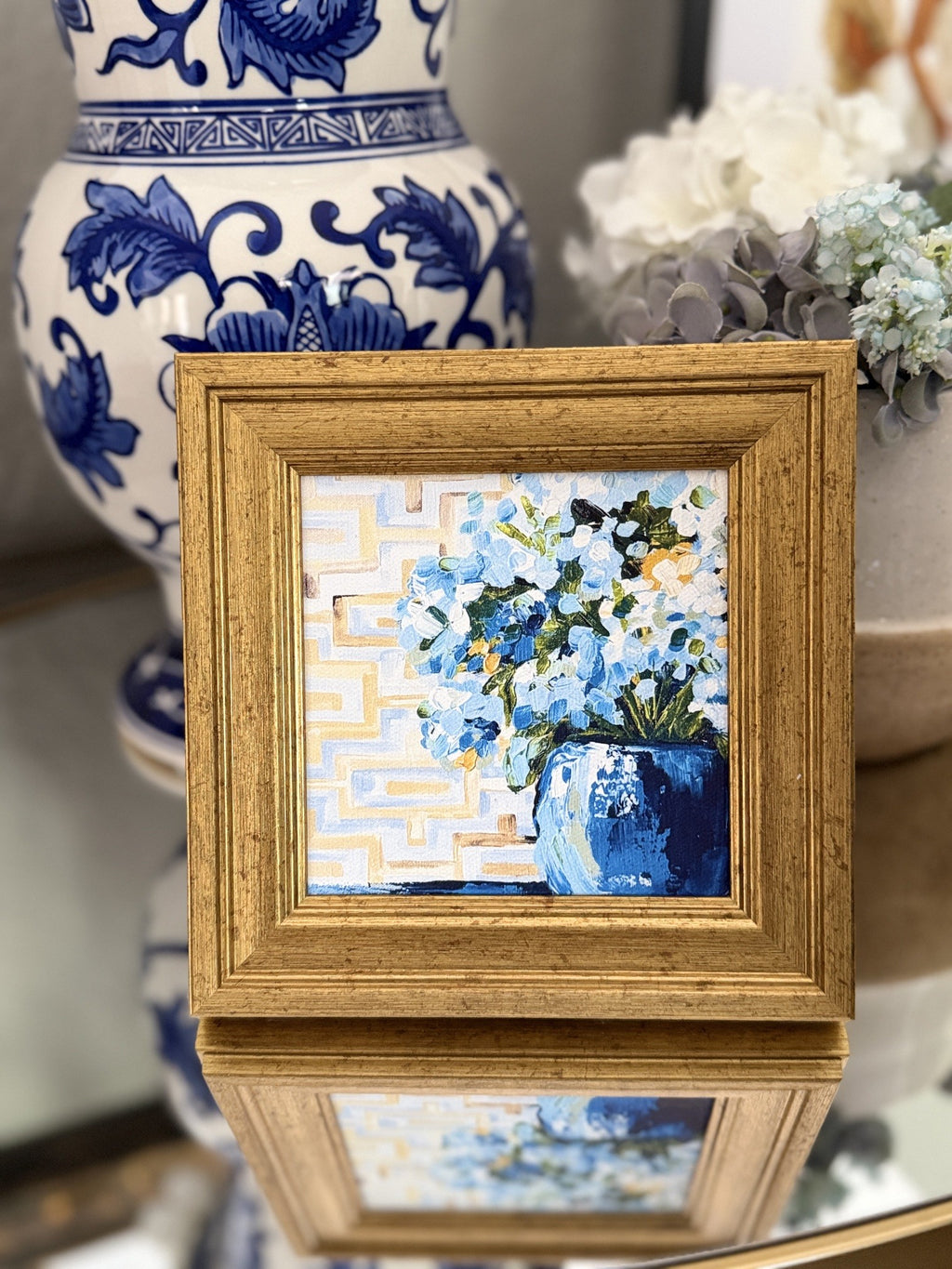 Mini-Me Framed Art: "Patterns & Petals #10"