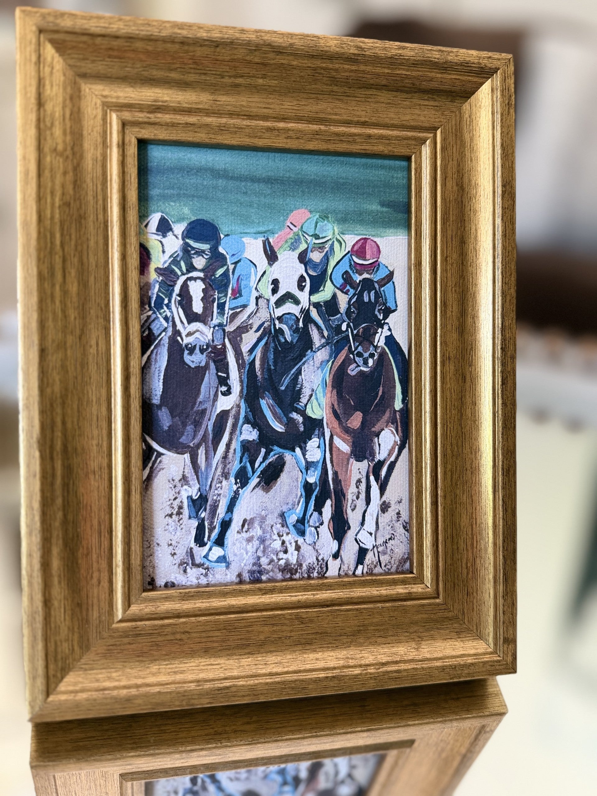 Mini-Me Framed Art: "Hooves of Thunder:
