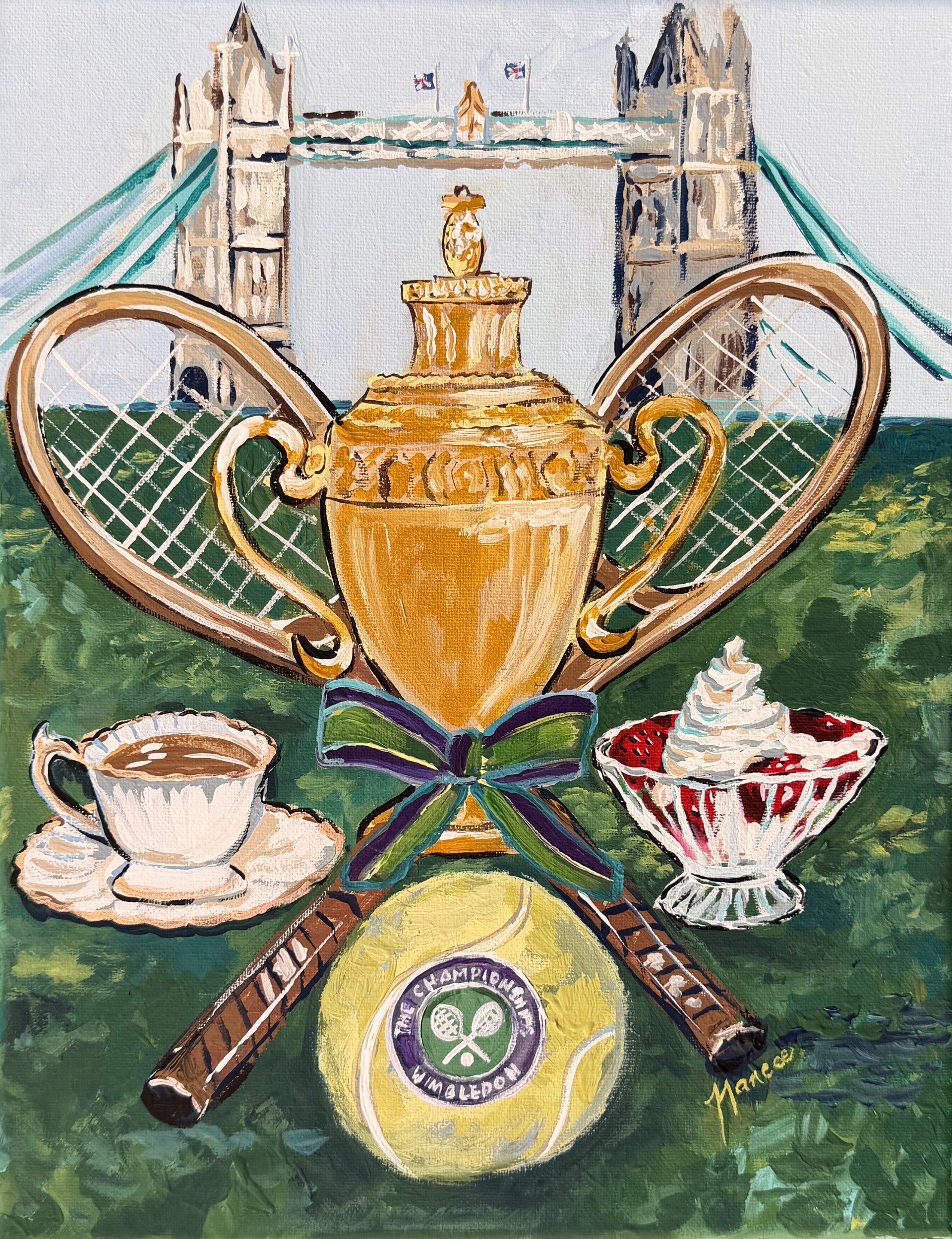 "A Taste of Wimbledon" PRINT