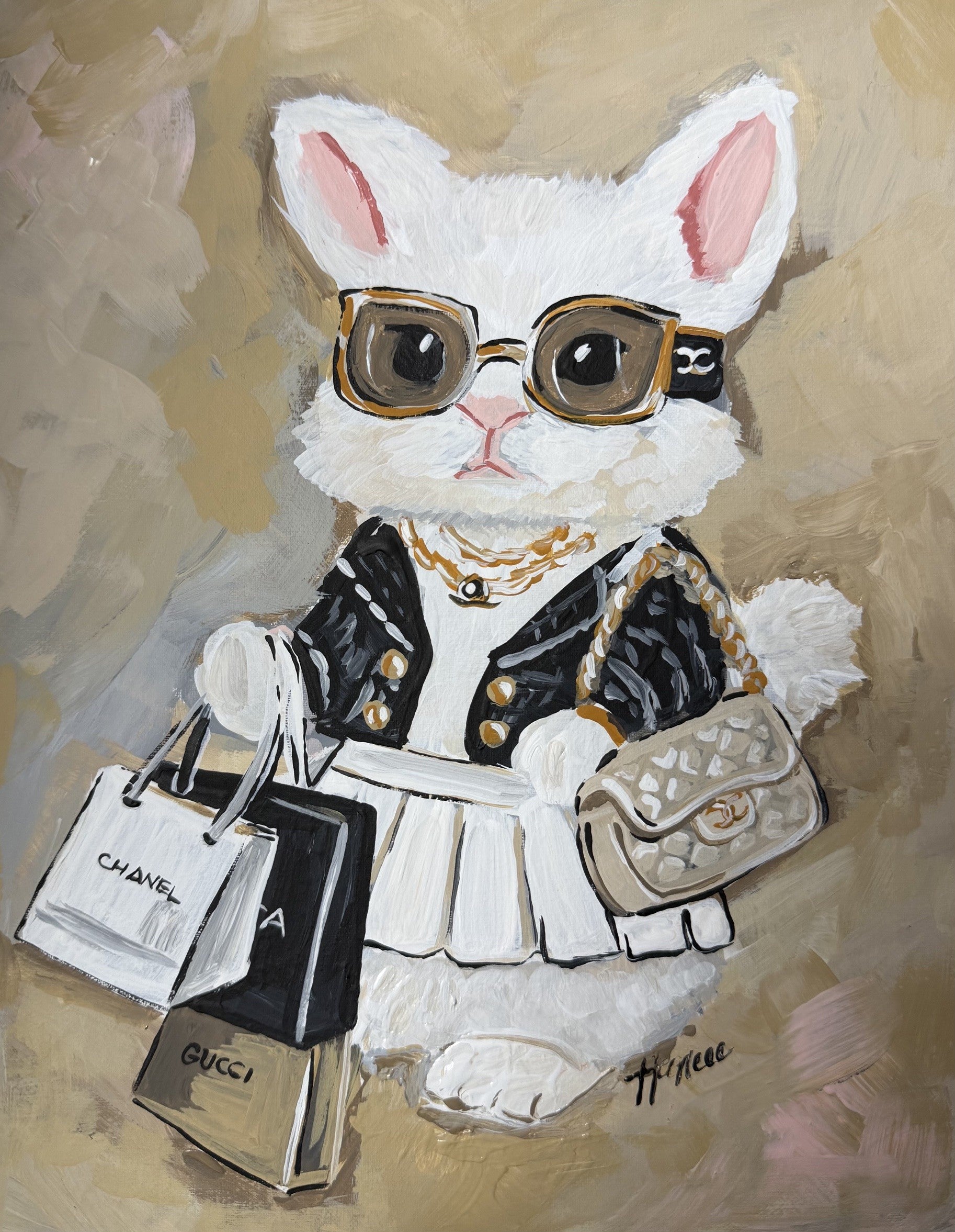 "Shop 'til you Hop" Print