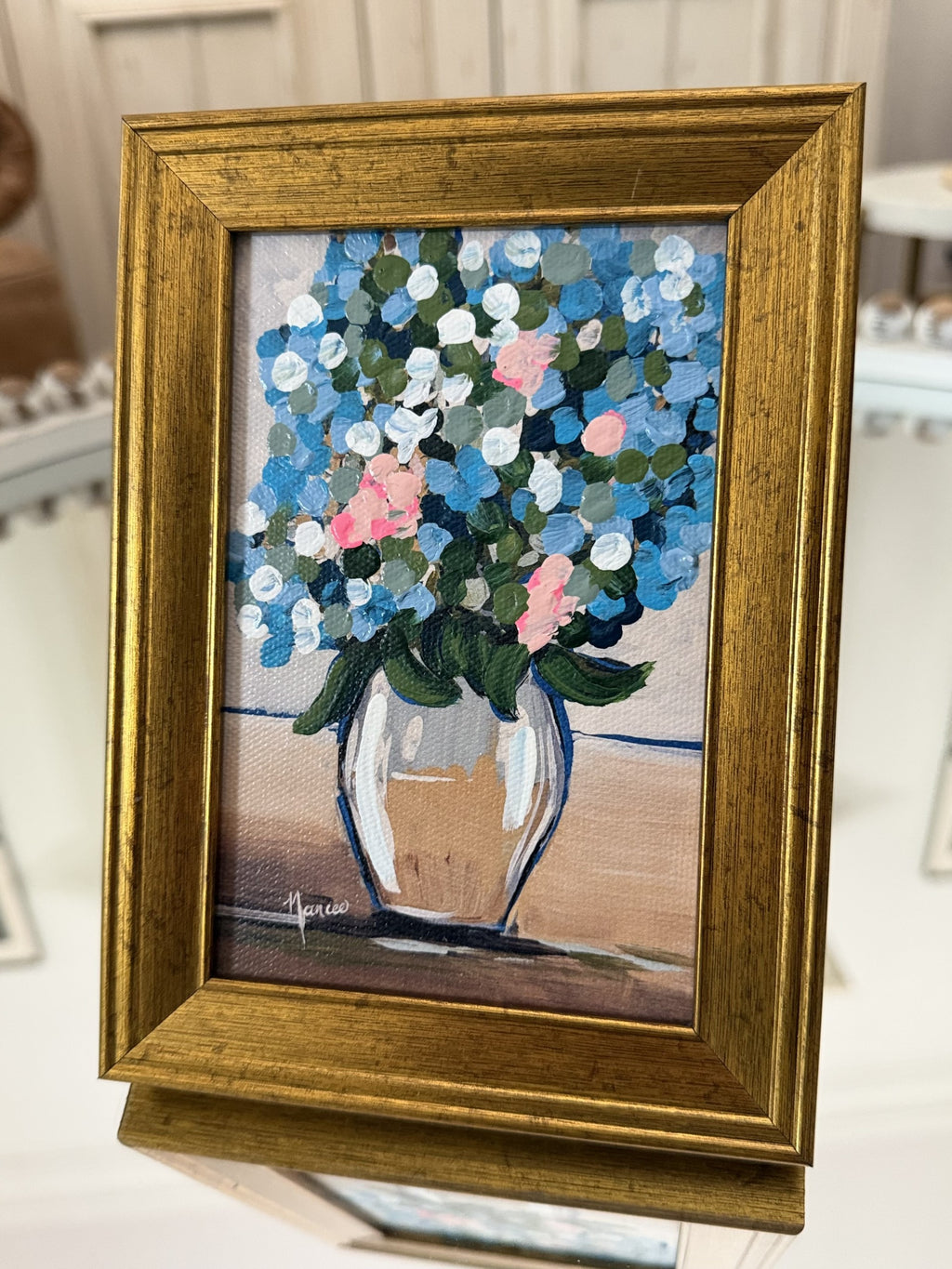 Mini-Me Framed Art: "Petals of HAPPY"