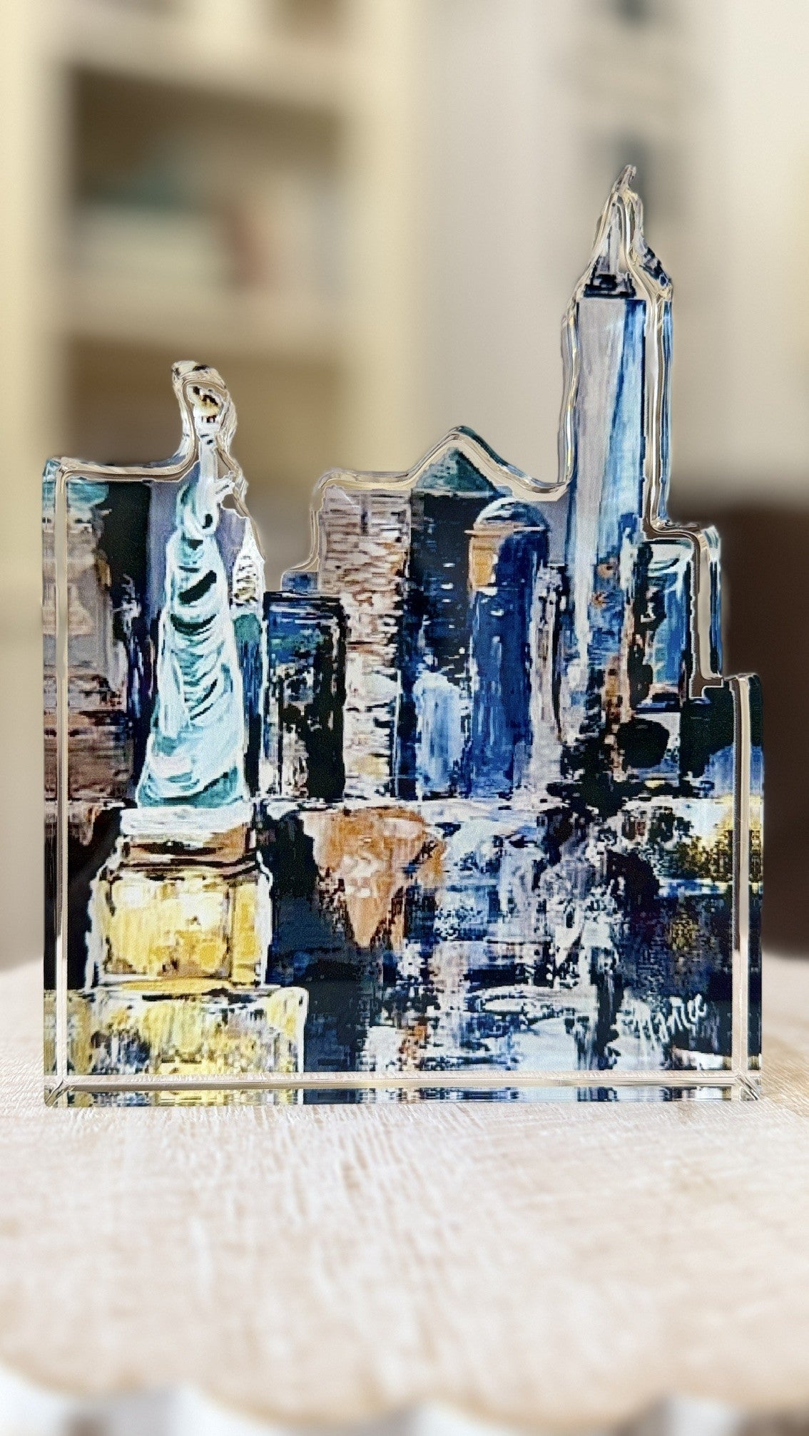 Acrylic Art: "Concrete Jungle"
