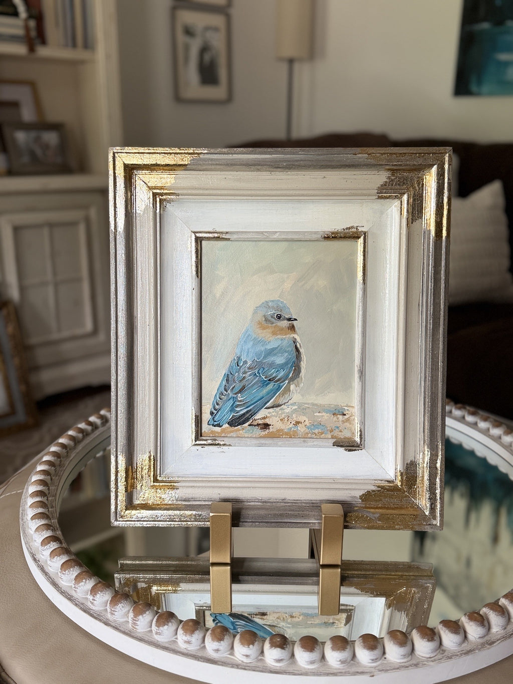 Fancee Frame: "Simply Blue-tiful"--16" x 18" finished size