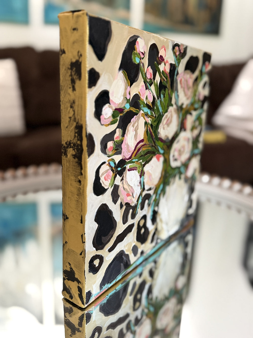 ORIGINAL "Patterns & Petals" Collection #11 of 12 pieces, Size: 12" x 12"