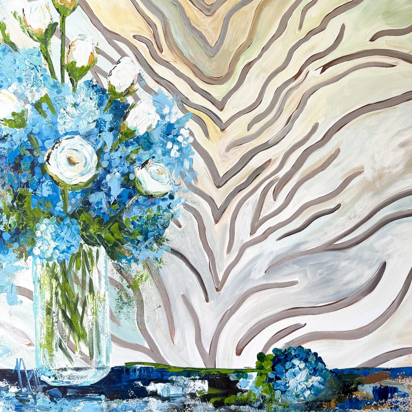 "Patterns & Petals #9" Print
