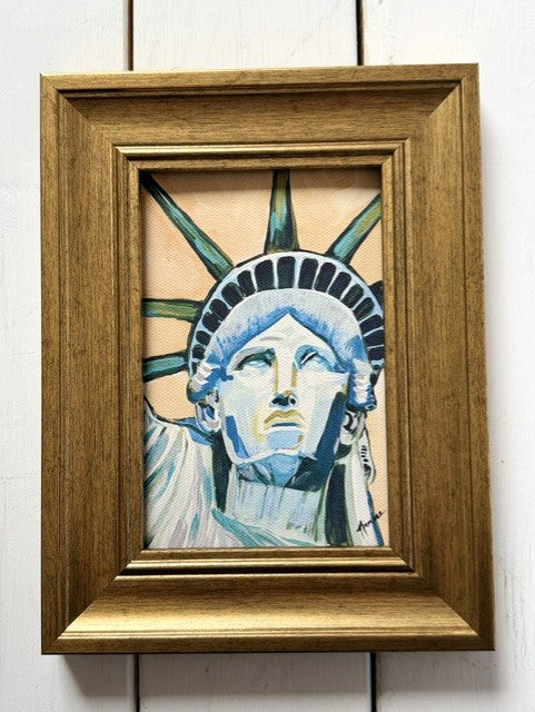 Mini-Me Framed Art: "Crowned in Liberty"