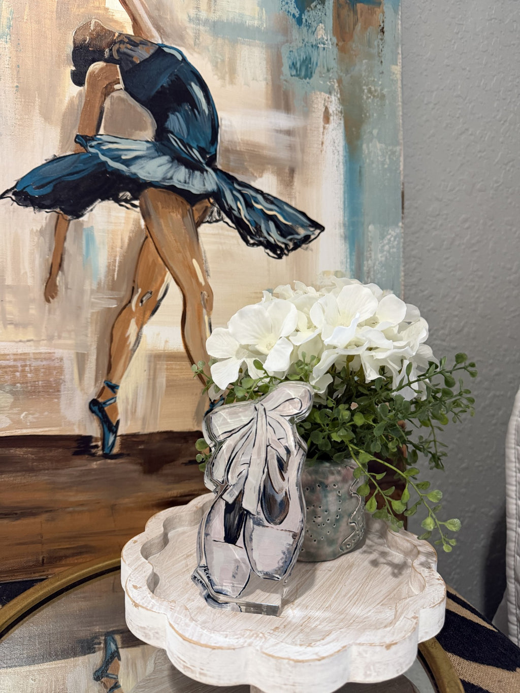 Acrylic Art: "En Pointe" Ballet Slippers