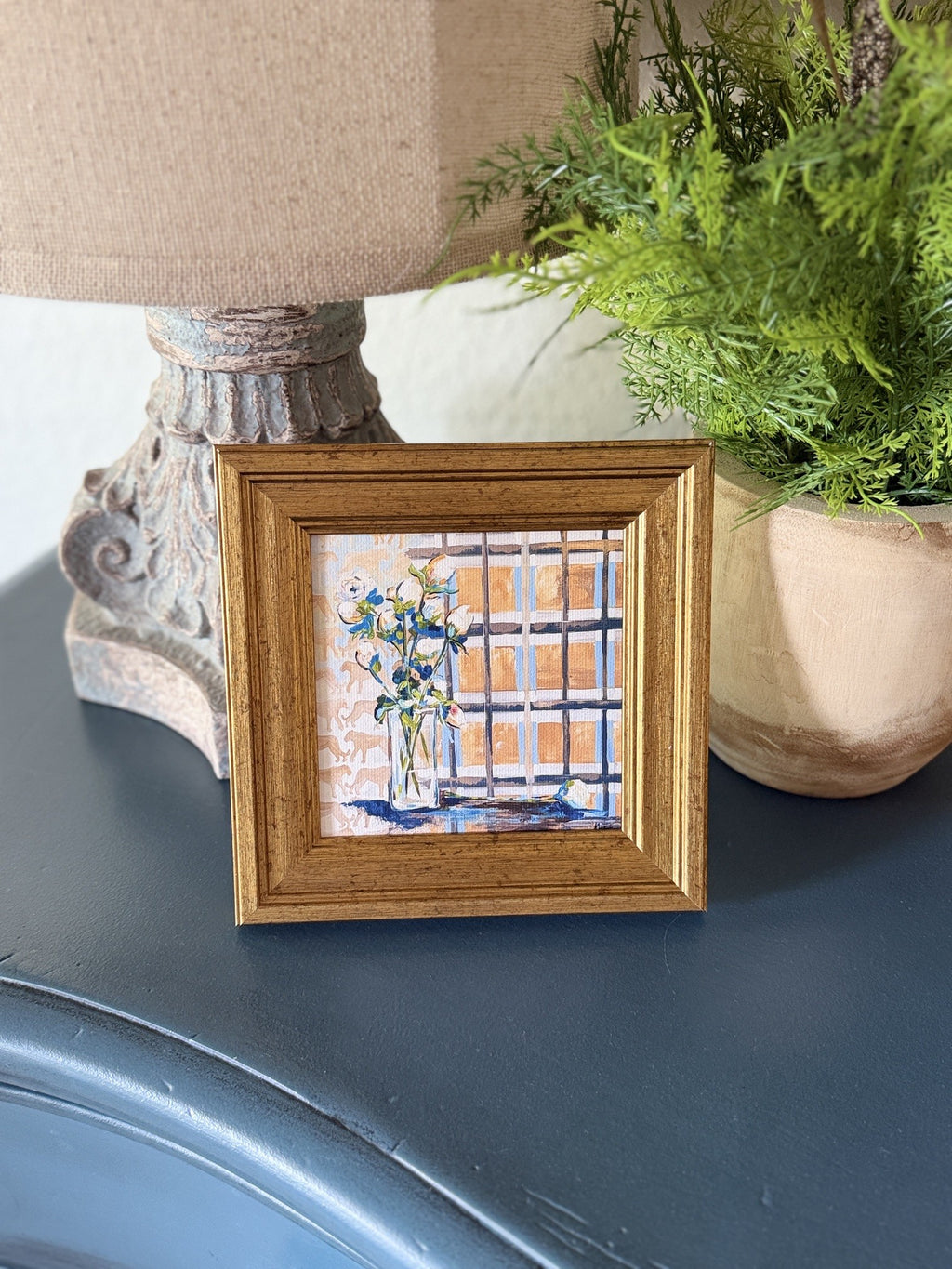 Mini-Me Framed Art: "Patterns & Petals #6"