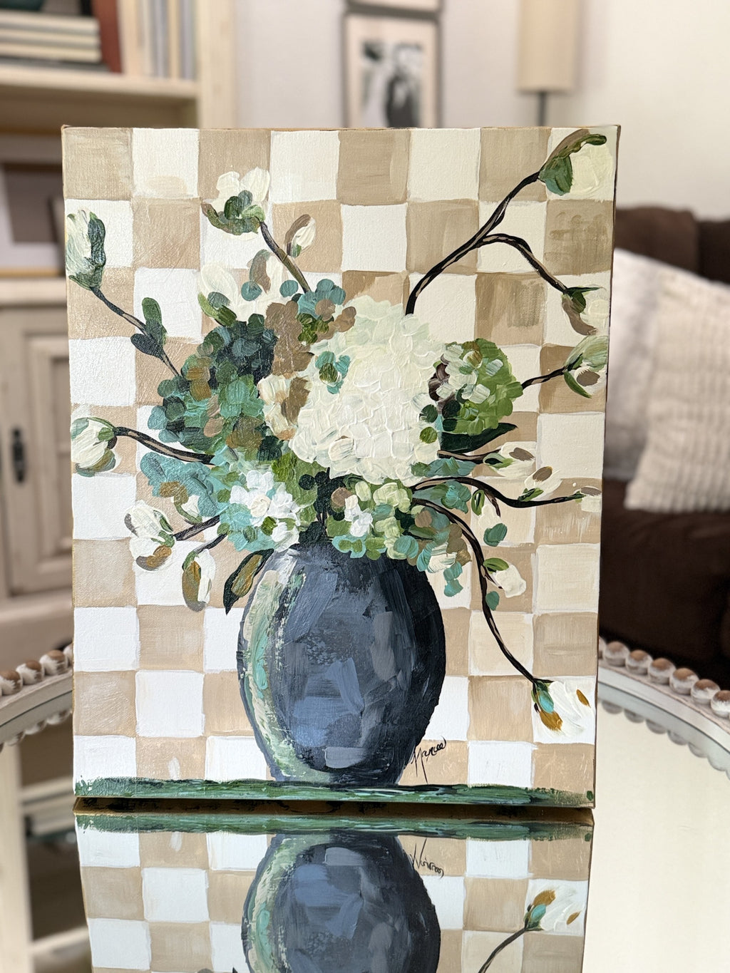 ORIGINAL "Patterns & Petals" Collection #8 of 12 pieces, Size: 16" x 20"