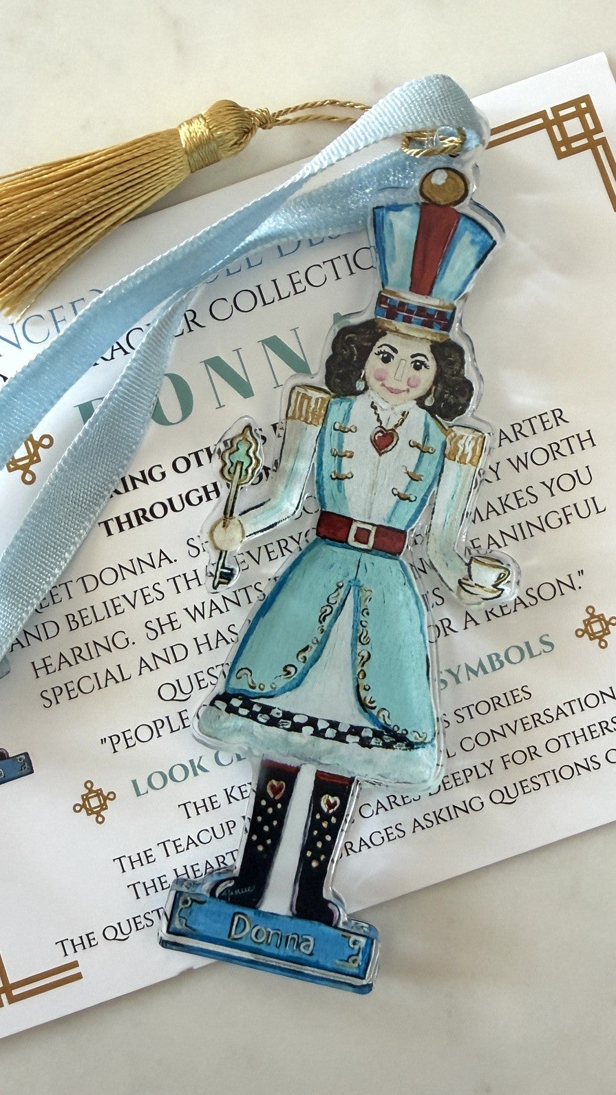 2026 Ornament: Lady Nutcracker "Donna"