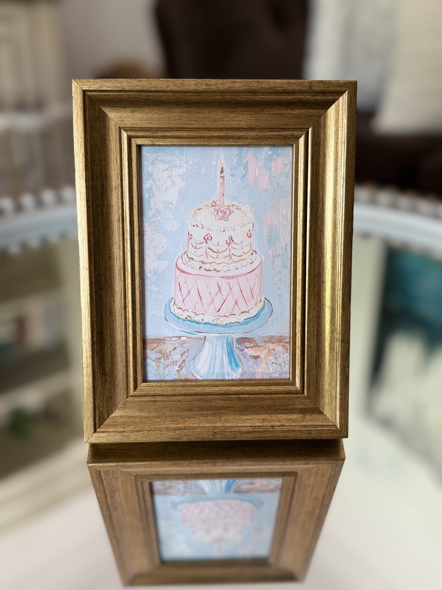 Mini-Me Framed Art: "Buttercream Wishes"