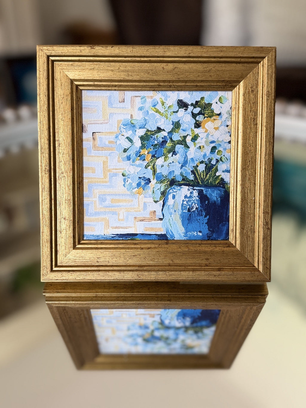 Mini-Me Framed Art: "Patterns & Petals #10"