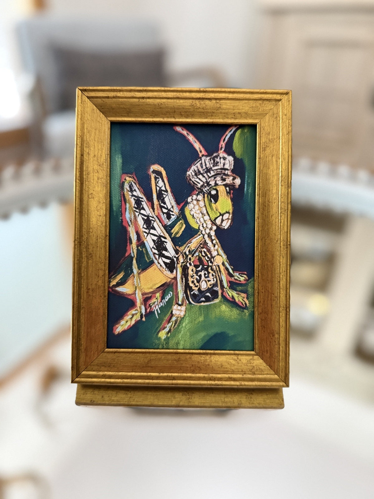 Mini-Me Framed Print: "Haute Hopper"