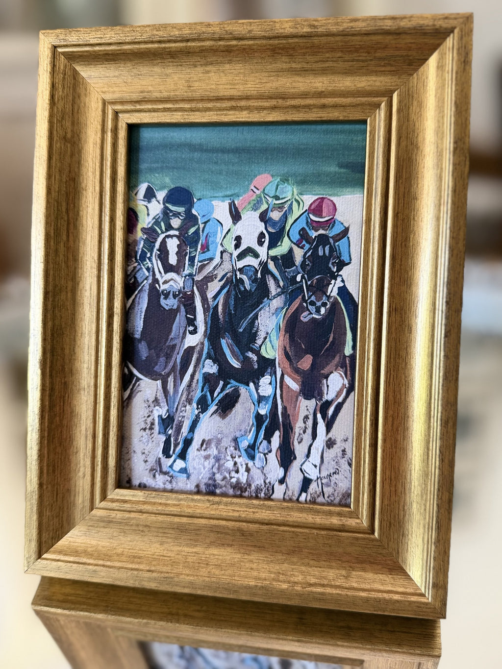 Mini-Me Framed Art: "Hooves of Thunder: