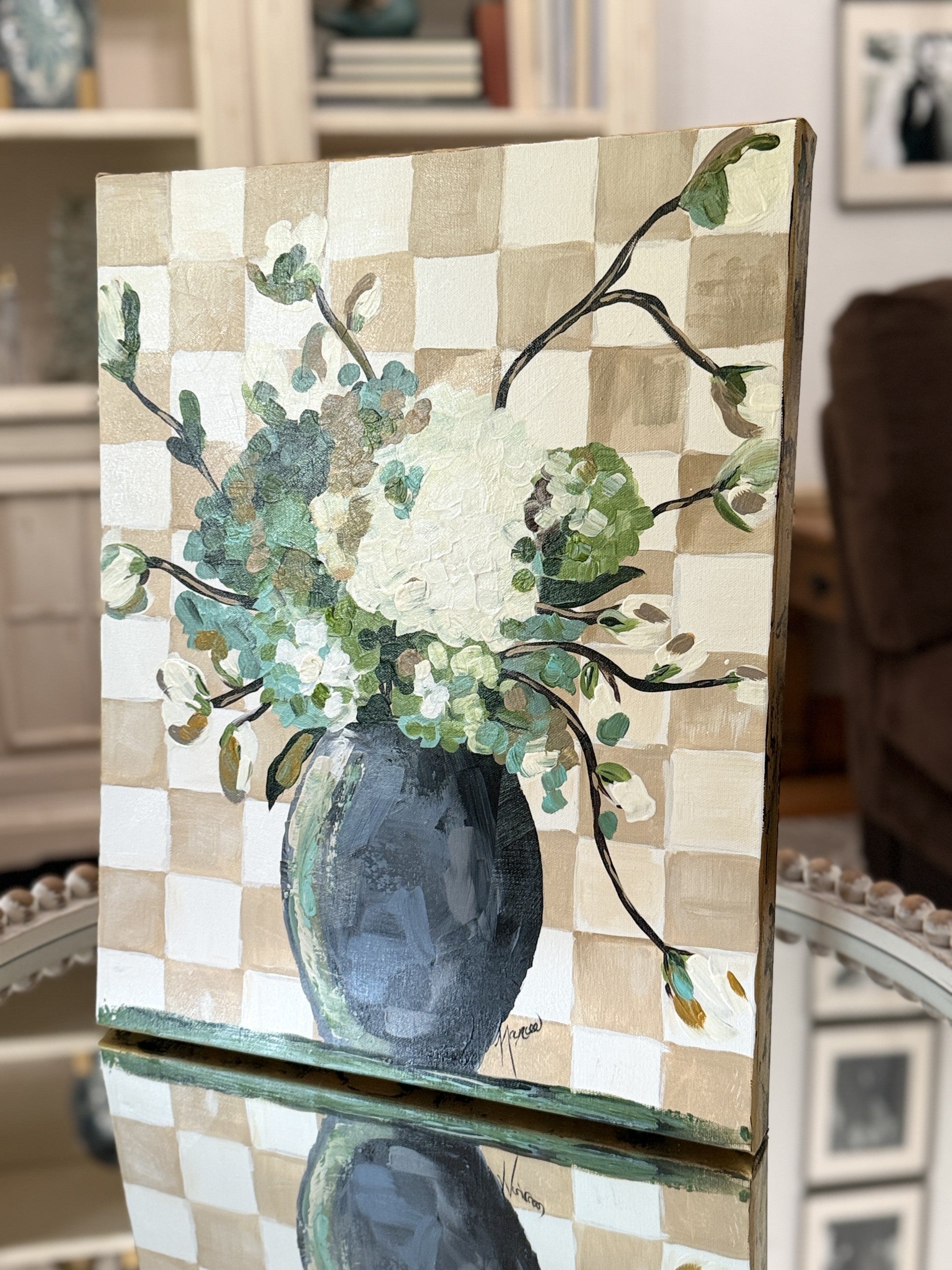 ORIGINAL "Patterns & Petals" Collection #8 of 12 pieces, Size: 16" x 20"