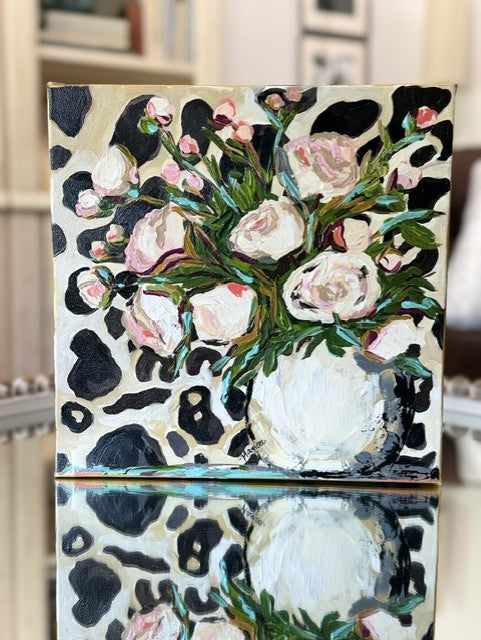 ORIGINAL "Patterns & Petals" Collection #11 of 12 pieces, Size: 12" x 12"