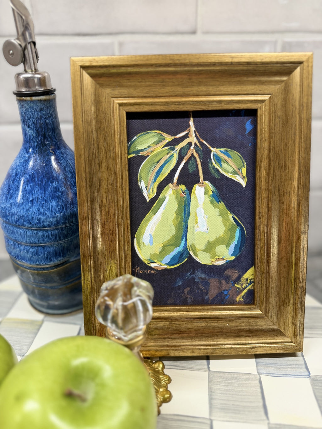 Mini-Me Framed Art: "Perfect PEAR"