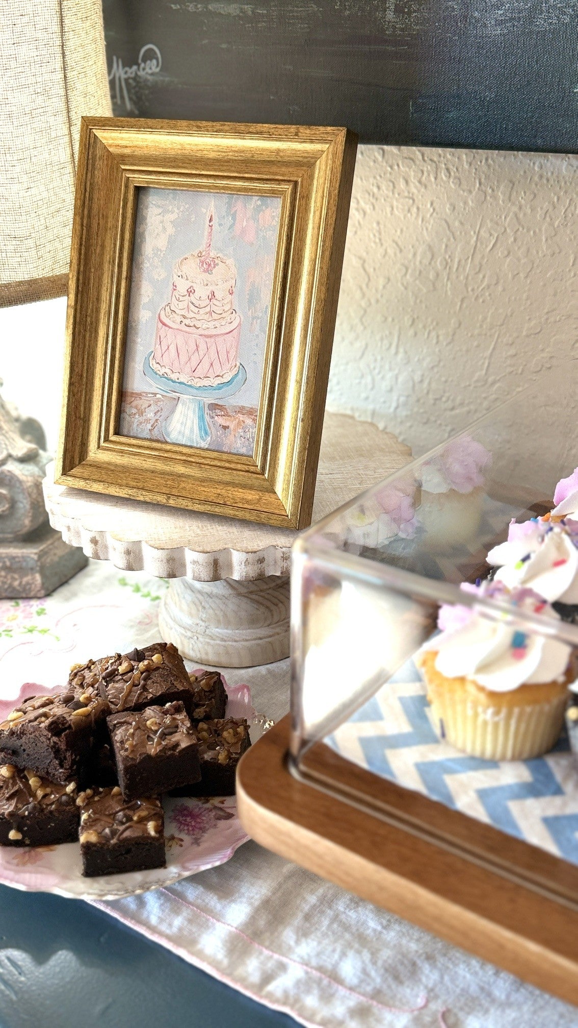 Mini-Me Framed Art: "Buttercream Wishes"