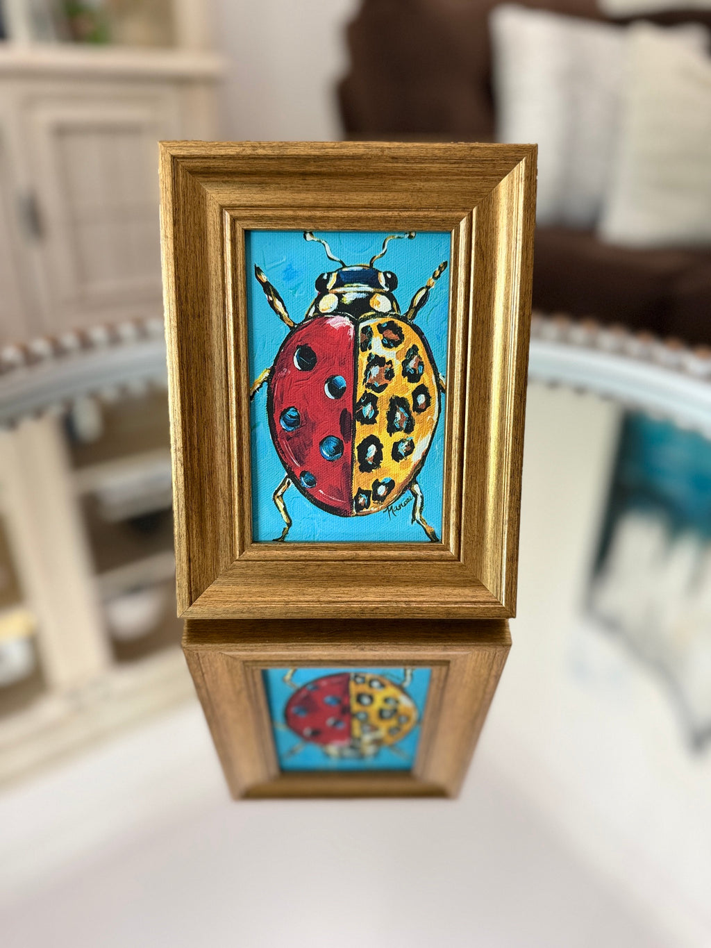 Mini-Me Framed Print: "Lady Wild"