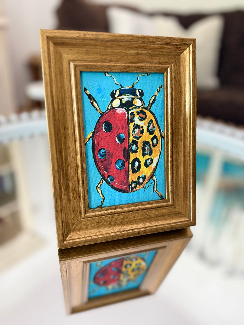 Mini-Me Framed Print: "Lady Wild"