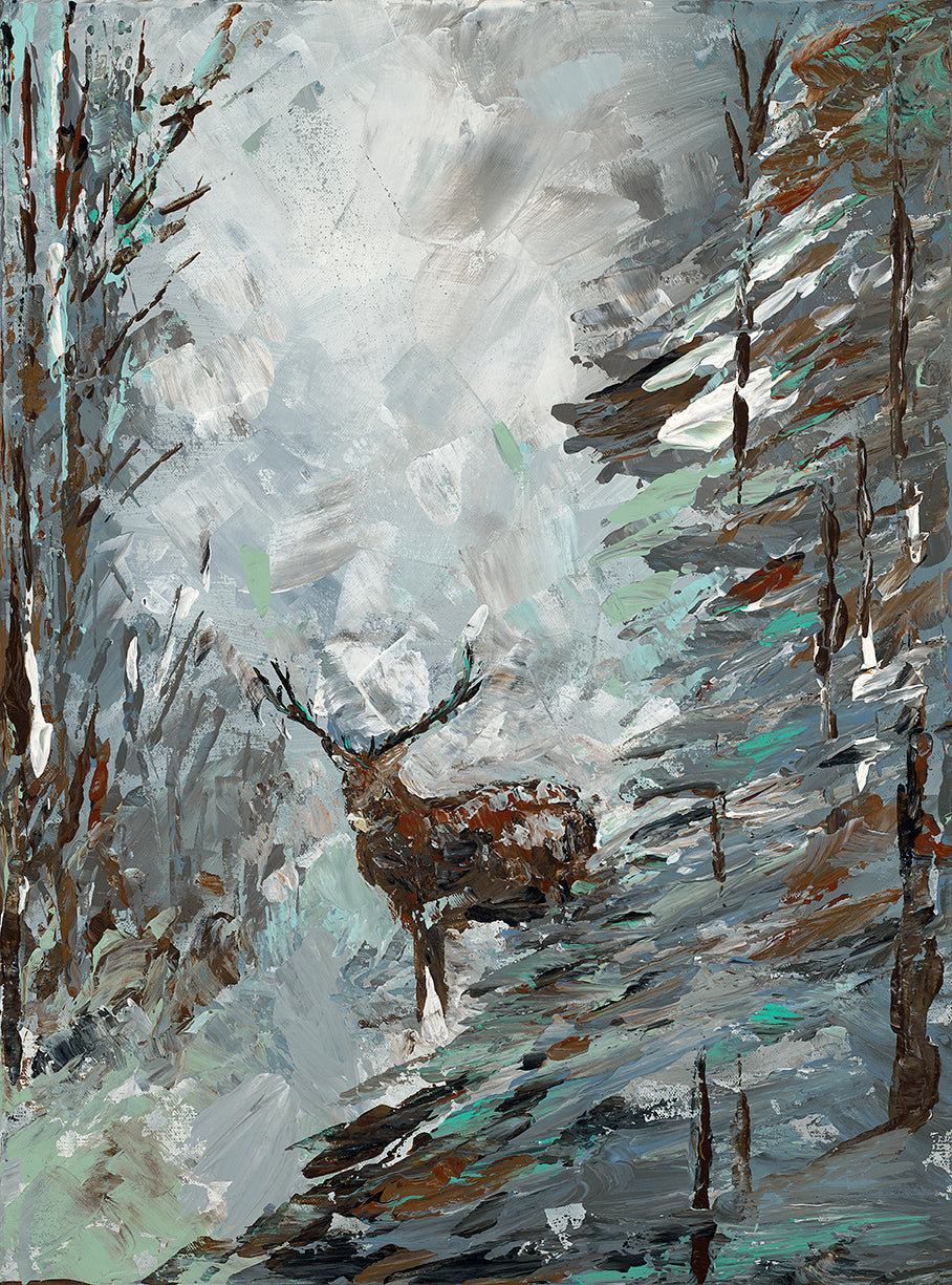"Stag Still" Gallery Quality Print Wall Art