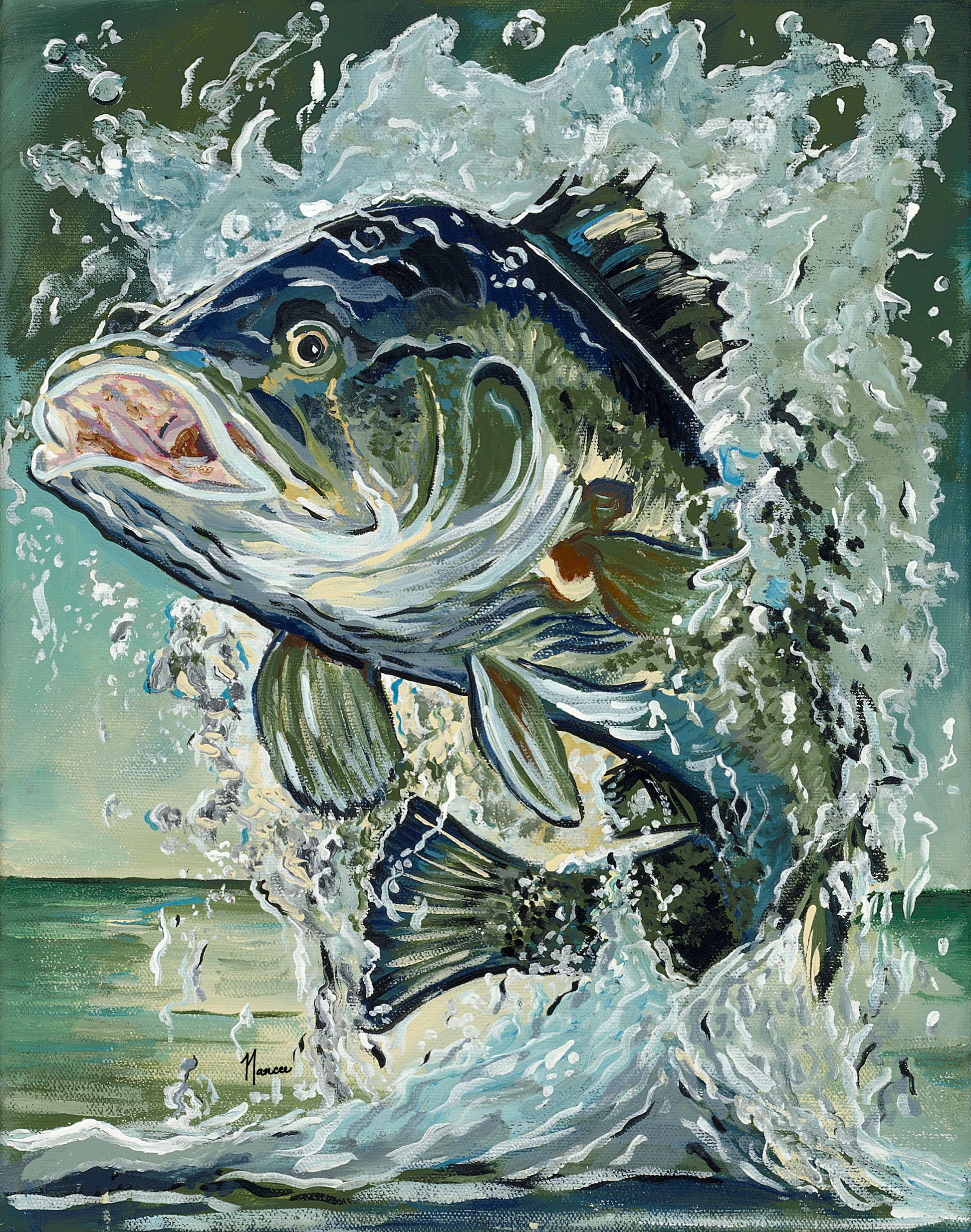 "What a CATCH!" Gallery Quality Print Wall Art