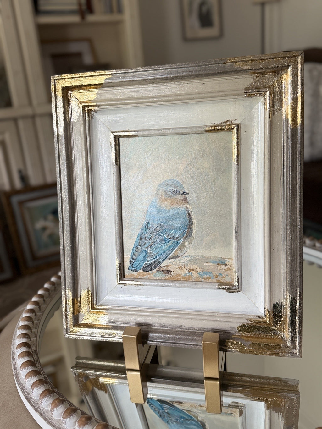 Fancee Frame: "Simply Blue-tiful"--16" x 18" finished size