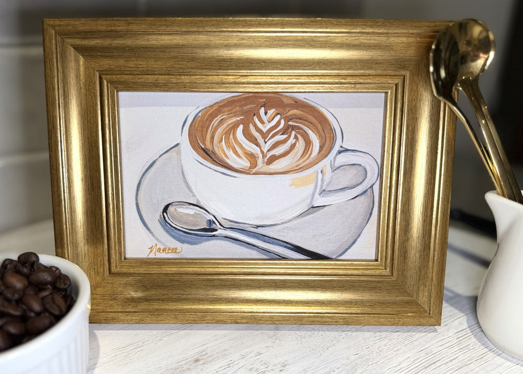 Mini-Me Framed Art: "Hug in a Mug"