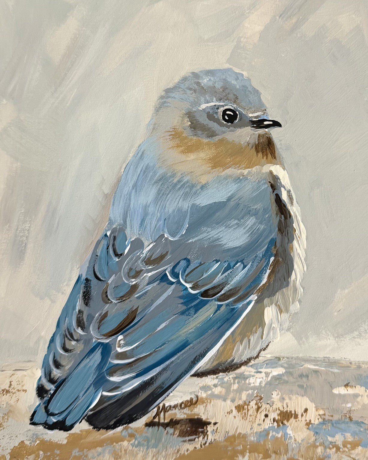 "Simply Blue-tiful" Print