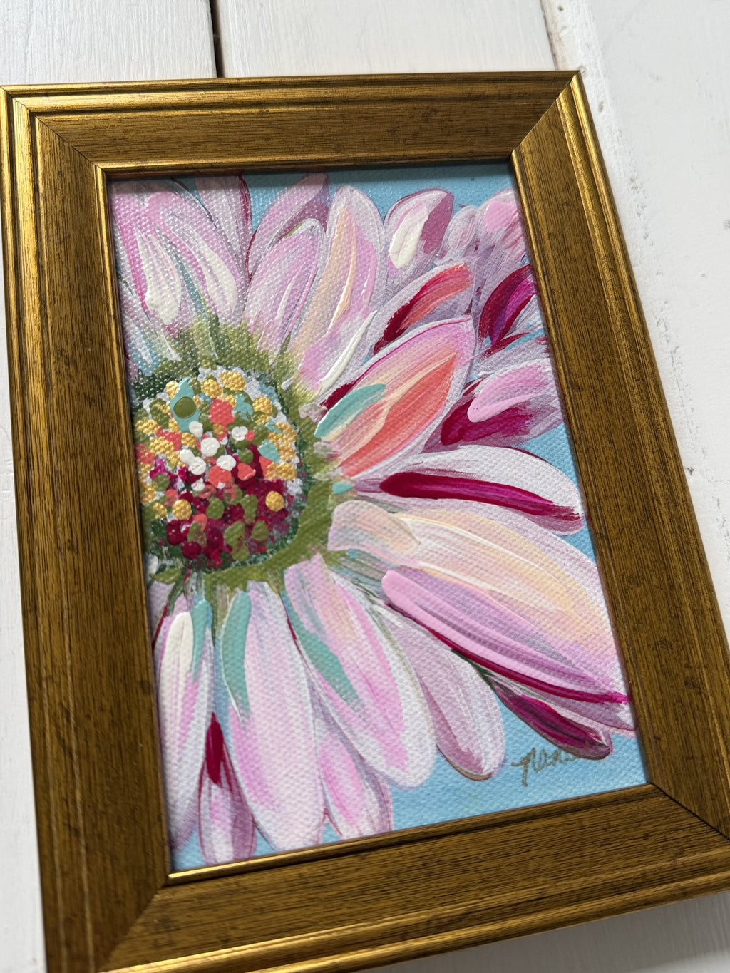 Mini-Me Framed Art: "Happy Vibes"