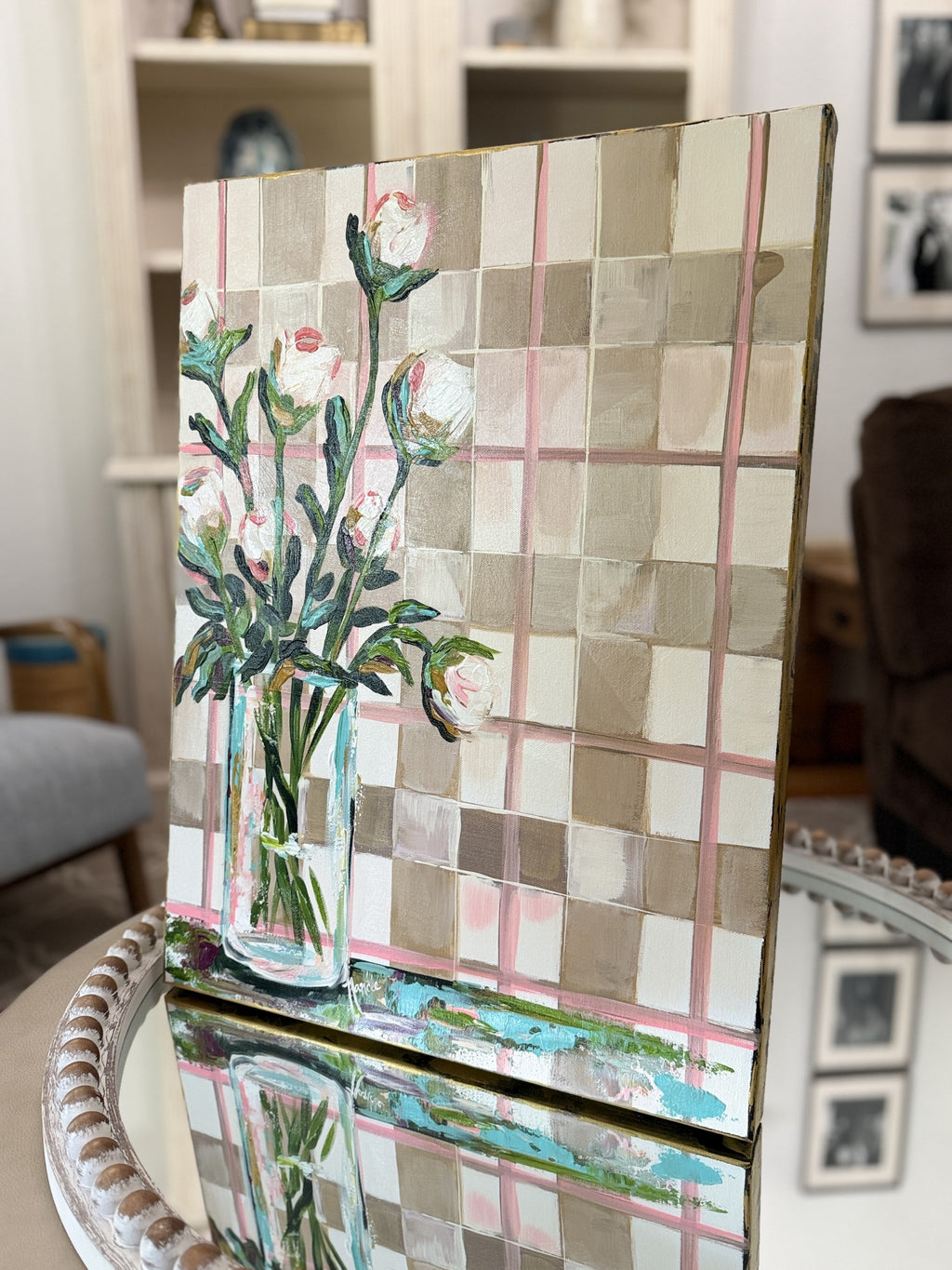 ORIGINAL "Patterns & Petals" Collection #12 of 12 pieces, Size: 18" x 24"