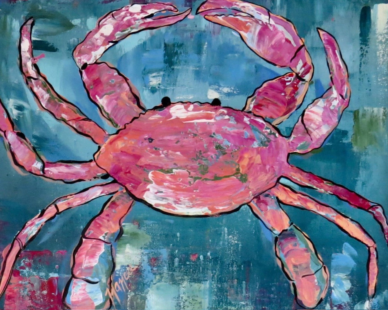 "Crabby Chic" Print
