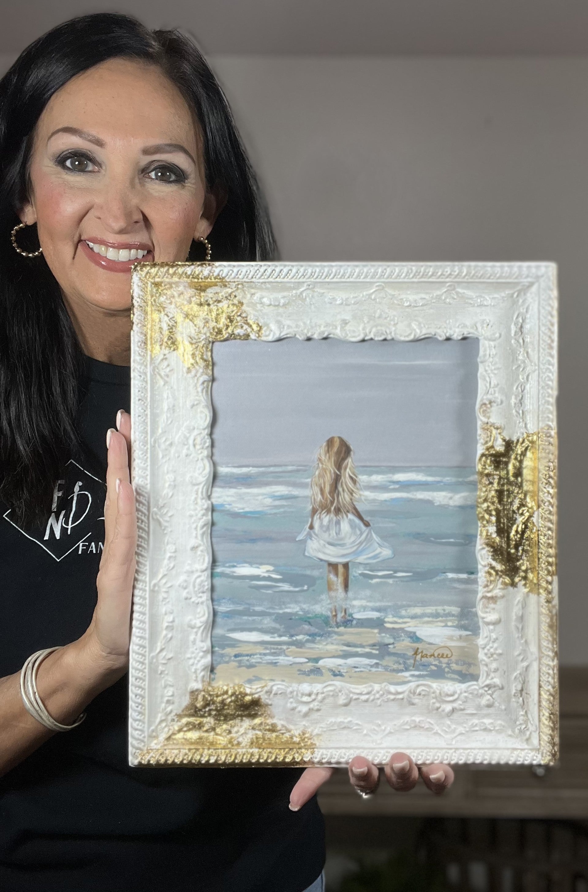Fancee's Signature Collection: "Beach Hair" 13.5" x 11.5"